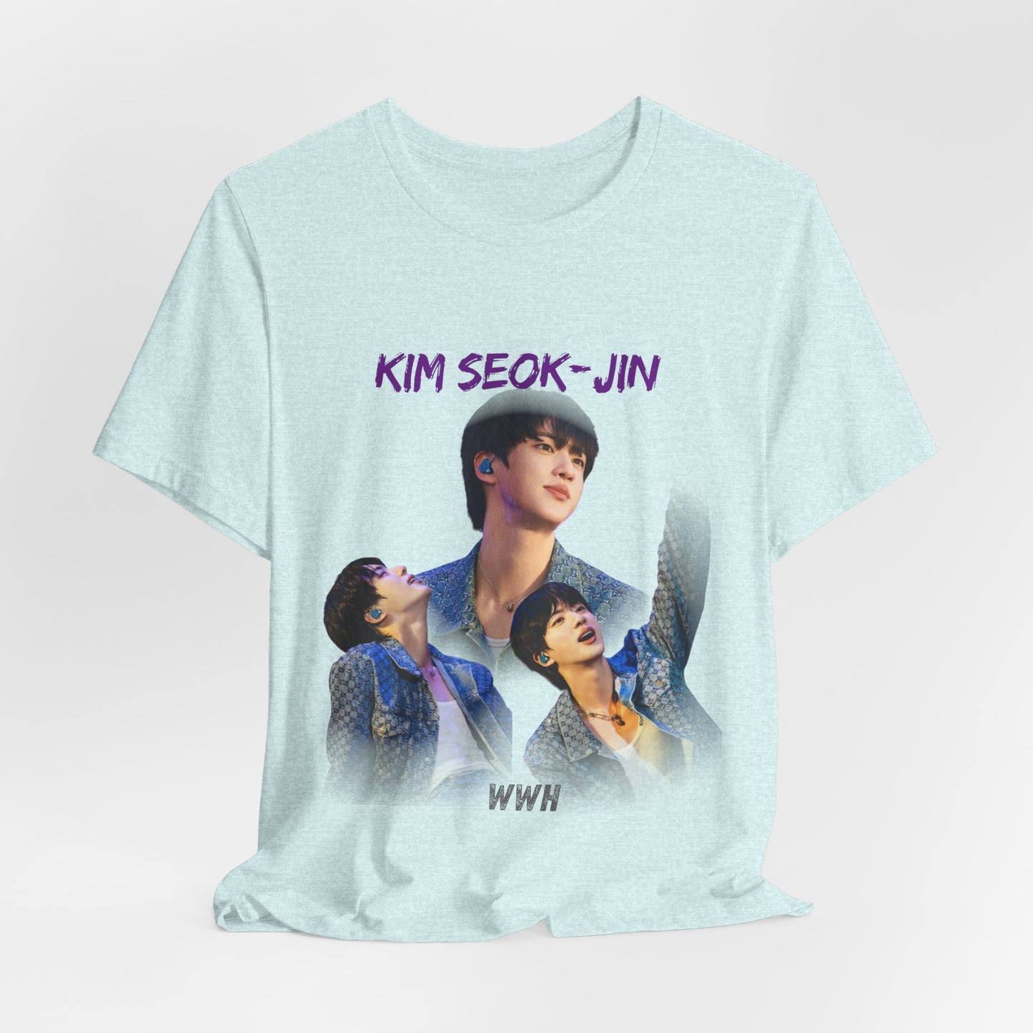 K-Pop Idol Photo Tee — 'Kim Seok-Jin' Graphic T-Shirt