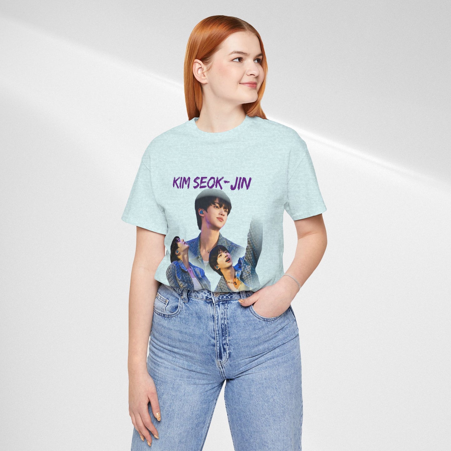 K-Pop Idol Photo Tee — 'Kim Seok-Jin' Graphic T-Shirt