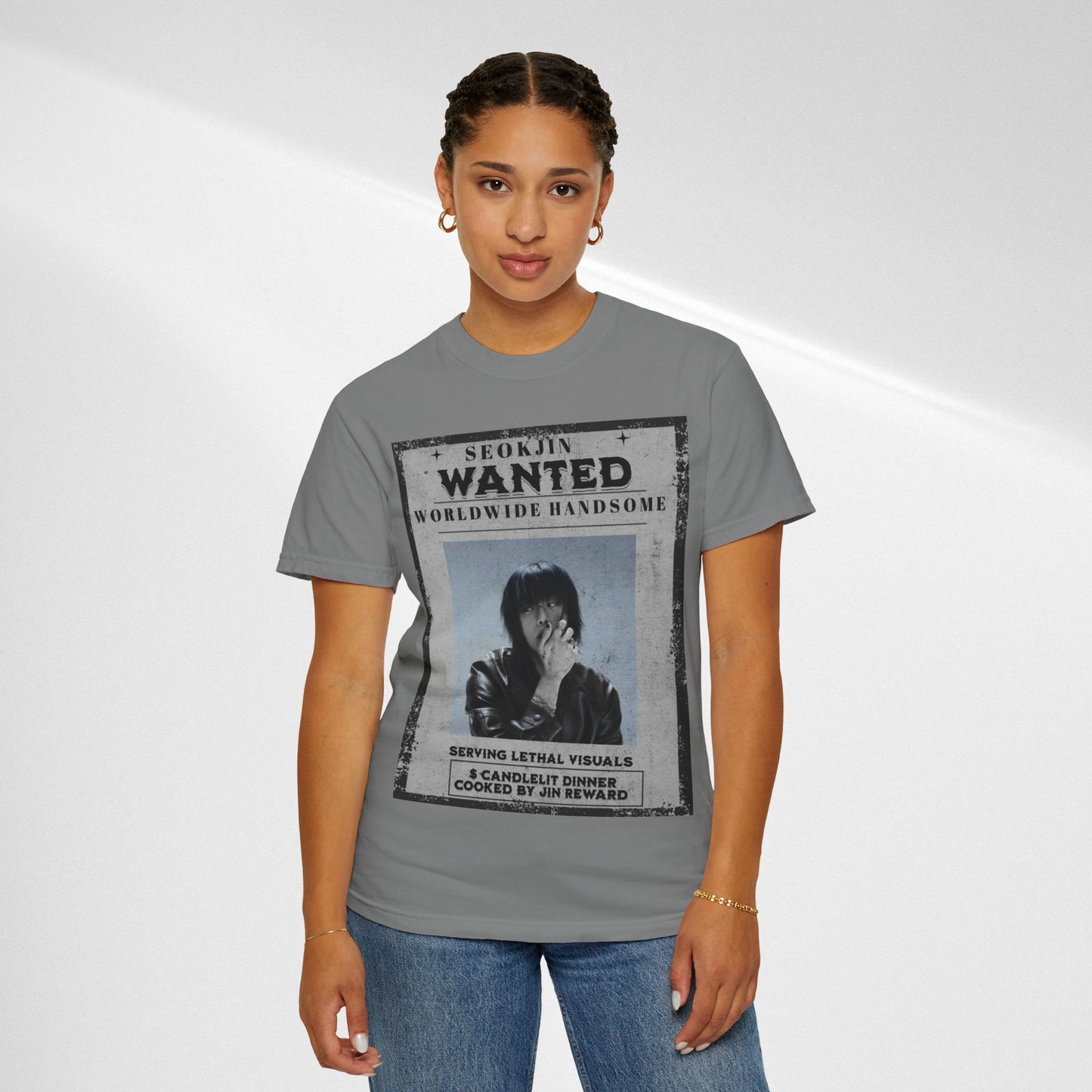Seokjin "Wanted: Worldwide Handsome" Graphic T-Shirt
