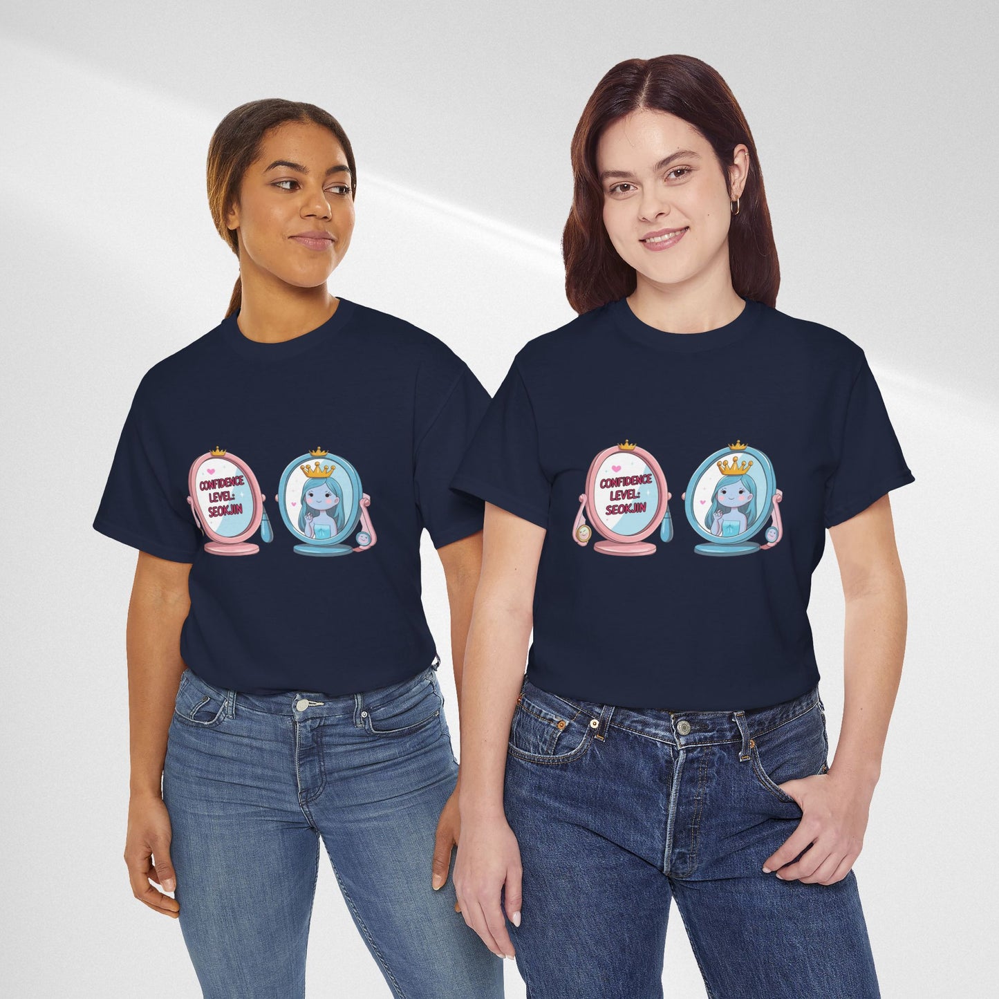 BTS Jin Confidence Level T-Shirt — Seokjin Fan Tee