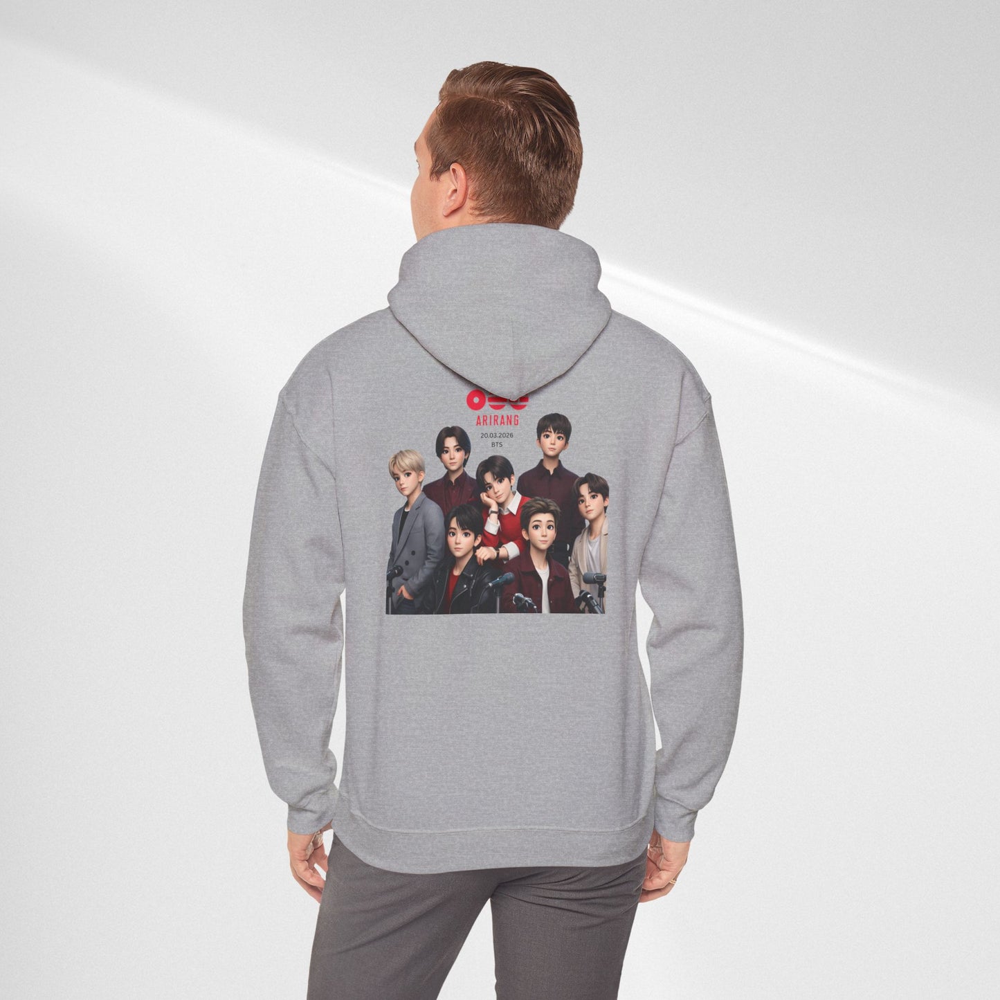 BTS Group Photo Hoodie – Korean Boy Band Pullover