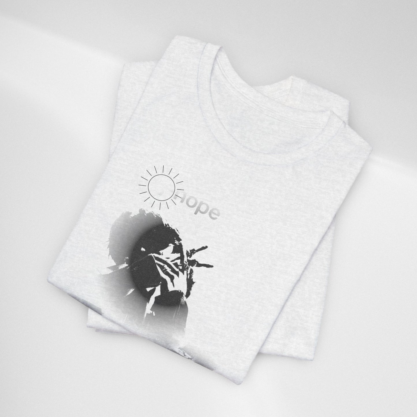 J hope Graphic Tee — Moody Monochrome Portraits
