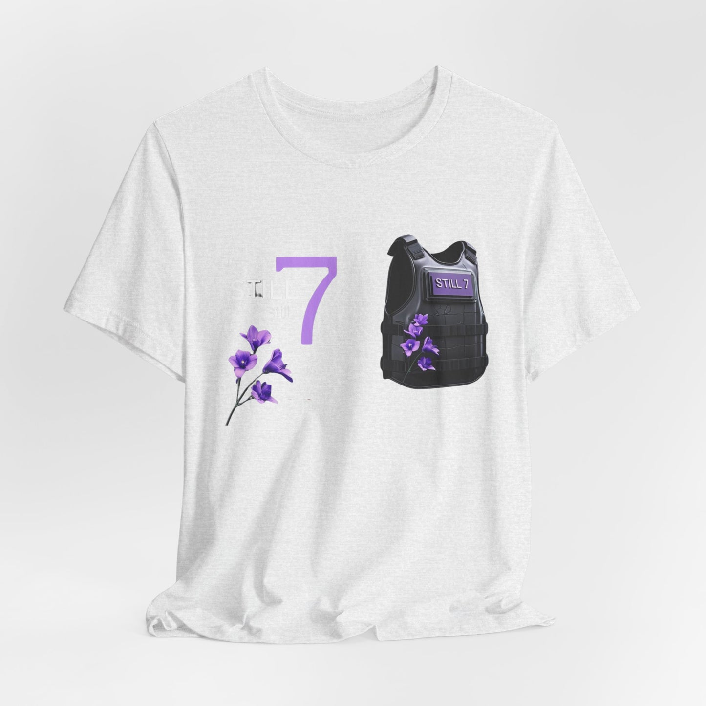 Bulletproof Vest Floral Tee — “I Am The Proof” Graphic T‑Shirt