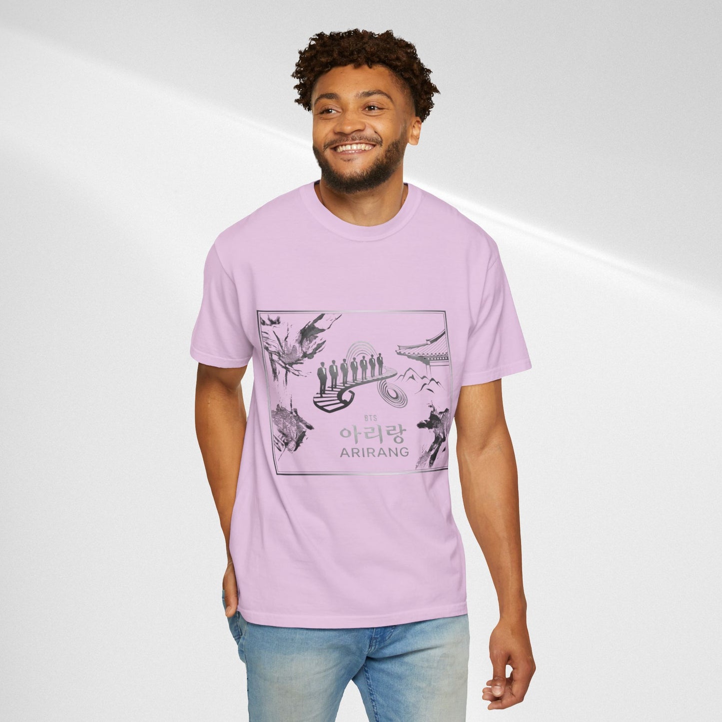 BTS Arirang Graphic T-Shirt — Korean Folklore Illustration Tee