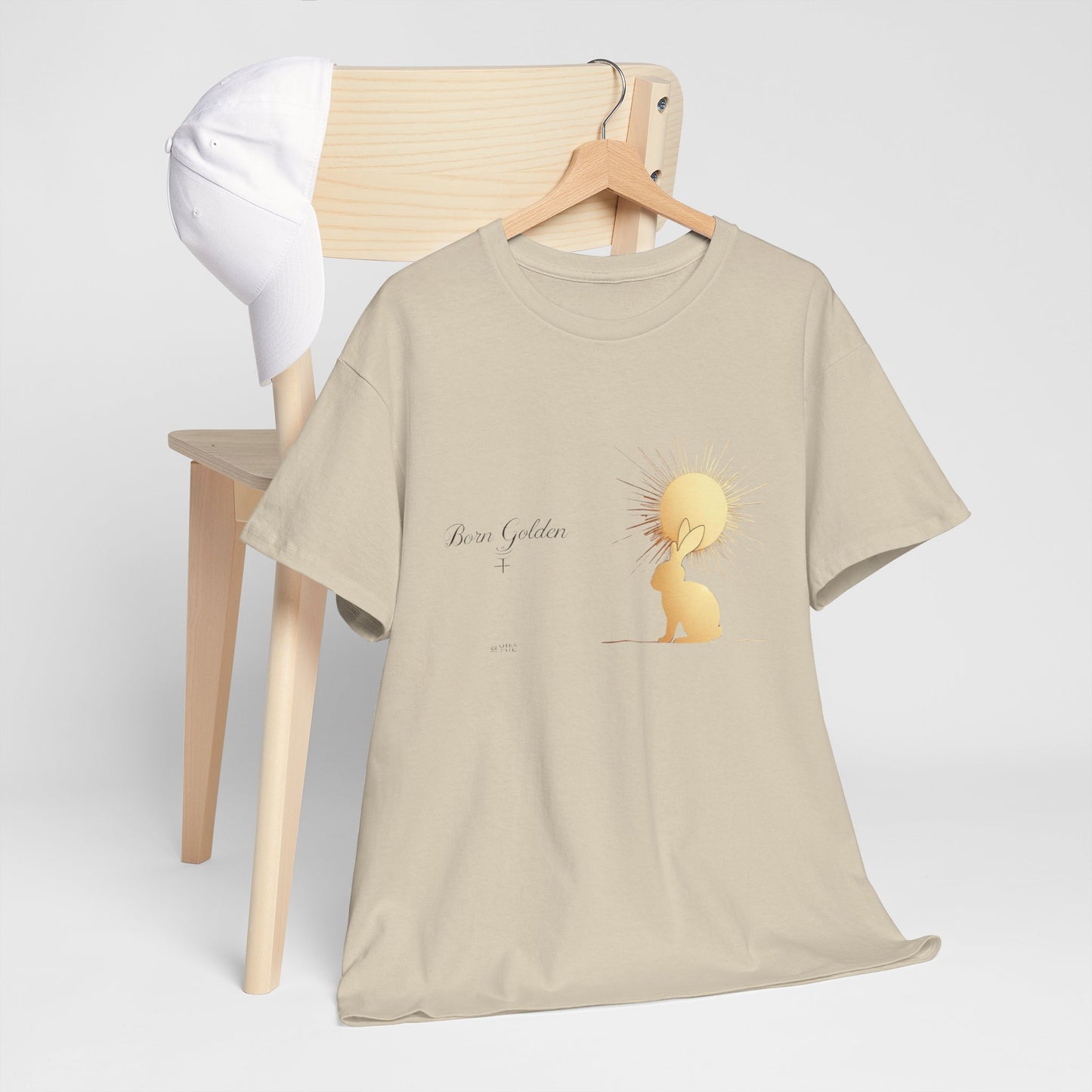 JK Golden Child T-Shirt — 'Born Golden' Cute Kids Illustration Tee