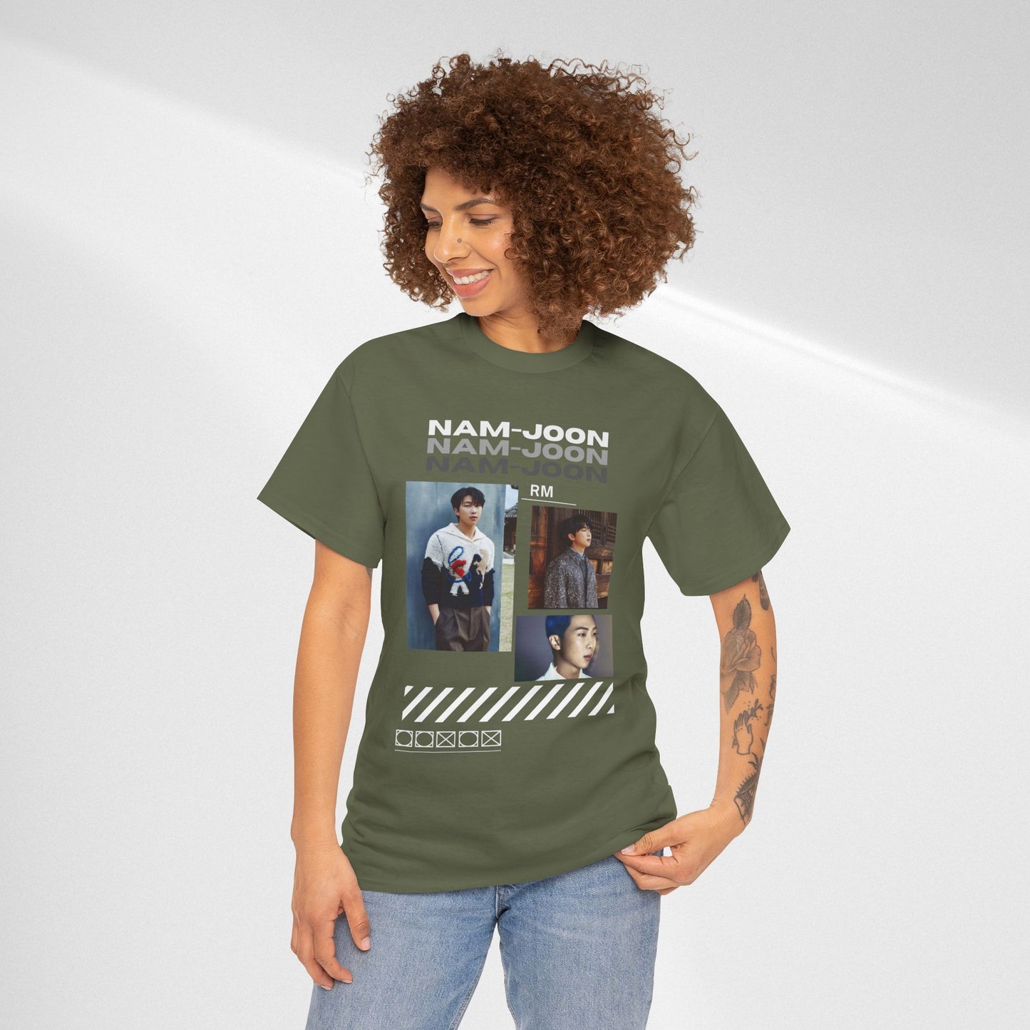 RM (Nam-Joon) Photo Collage K-Pop Graphic Tee