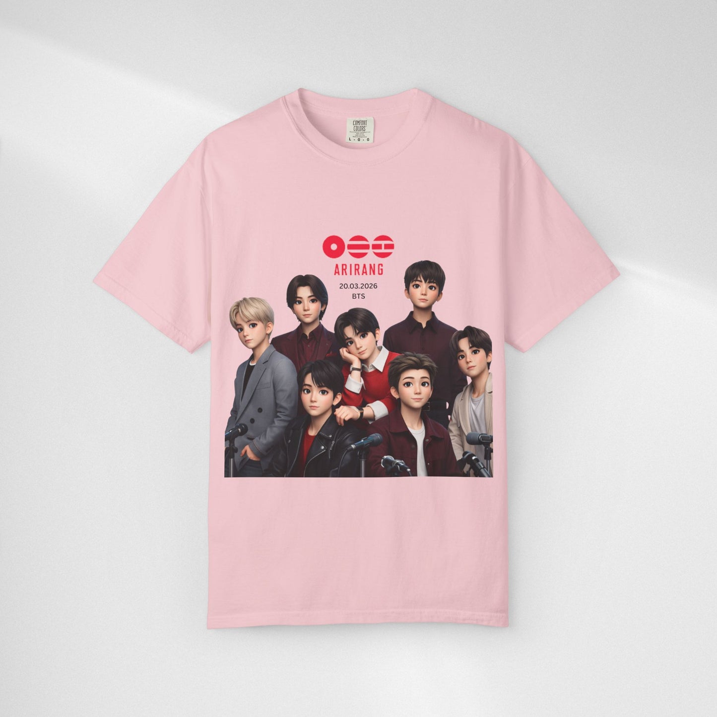 BTS Band Photo T-Shirt — Group Portrait Graphic Tee