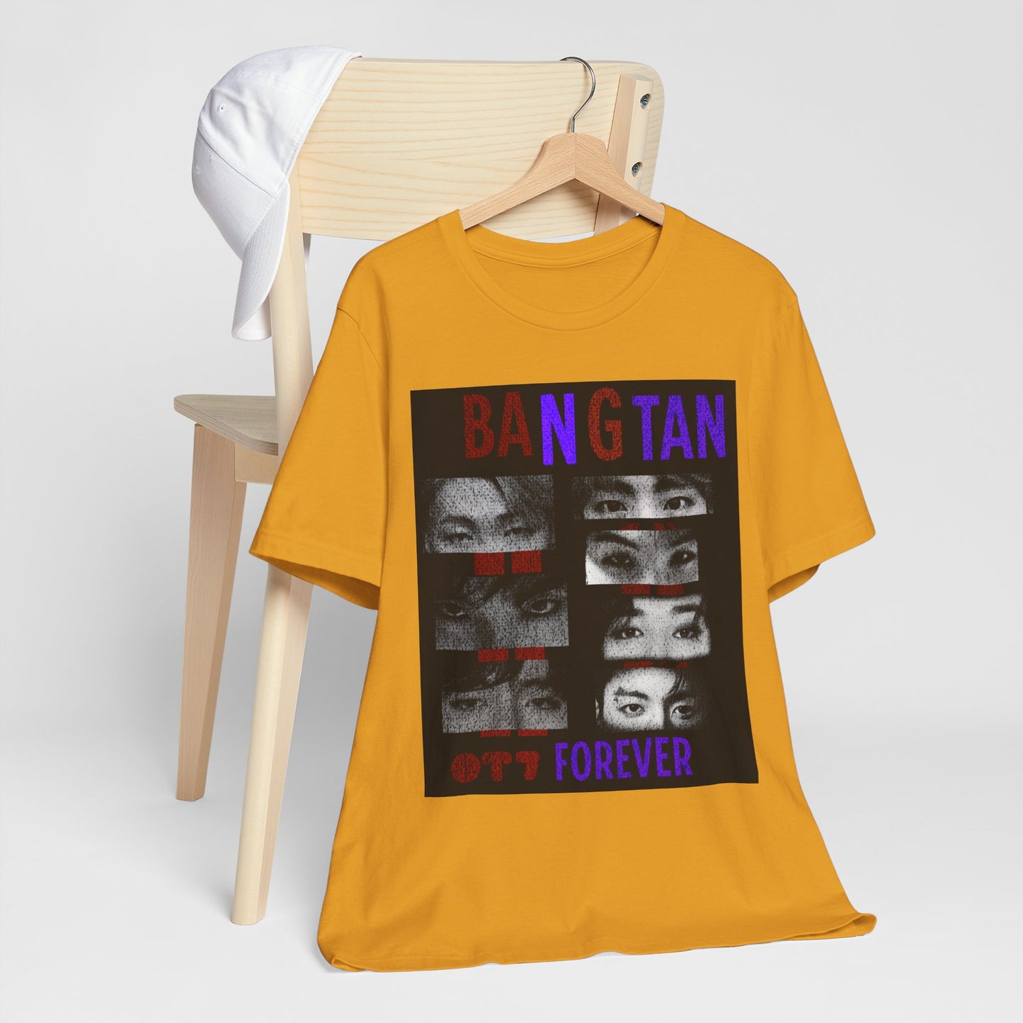 Bangtan Forever BTS Eyes Graphic Tee – K‑Pop Fan Shirt