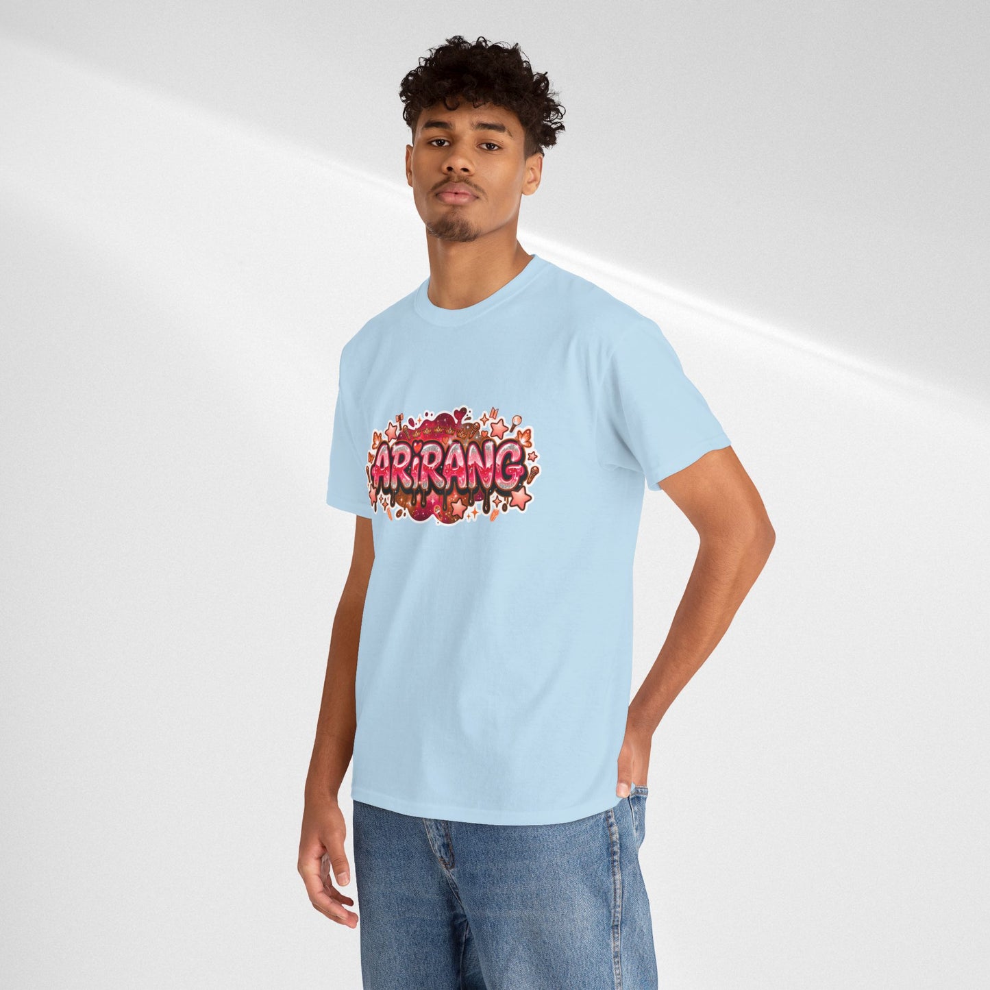 BTS Arirang Floral Graphic Tee - Korean Music Tribute Shirt
