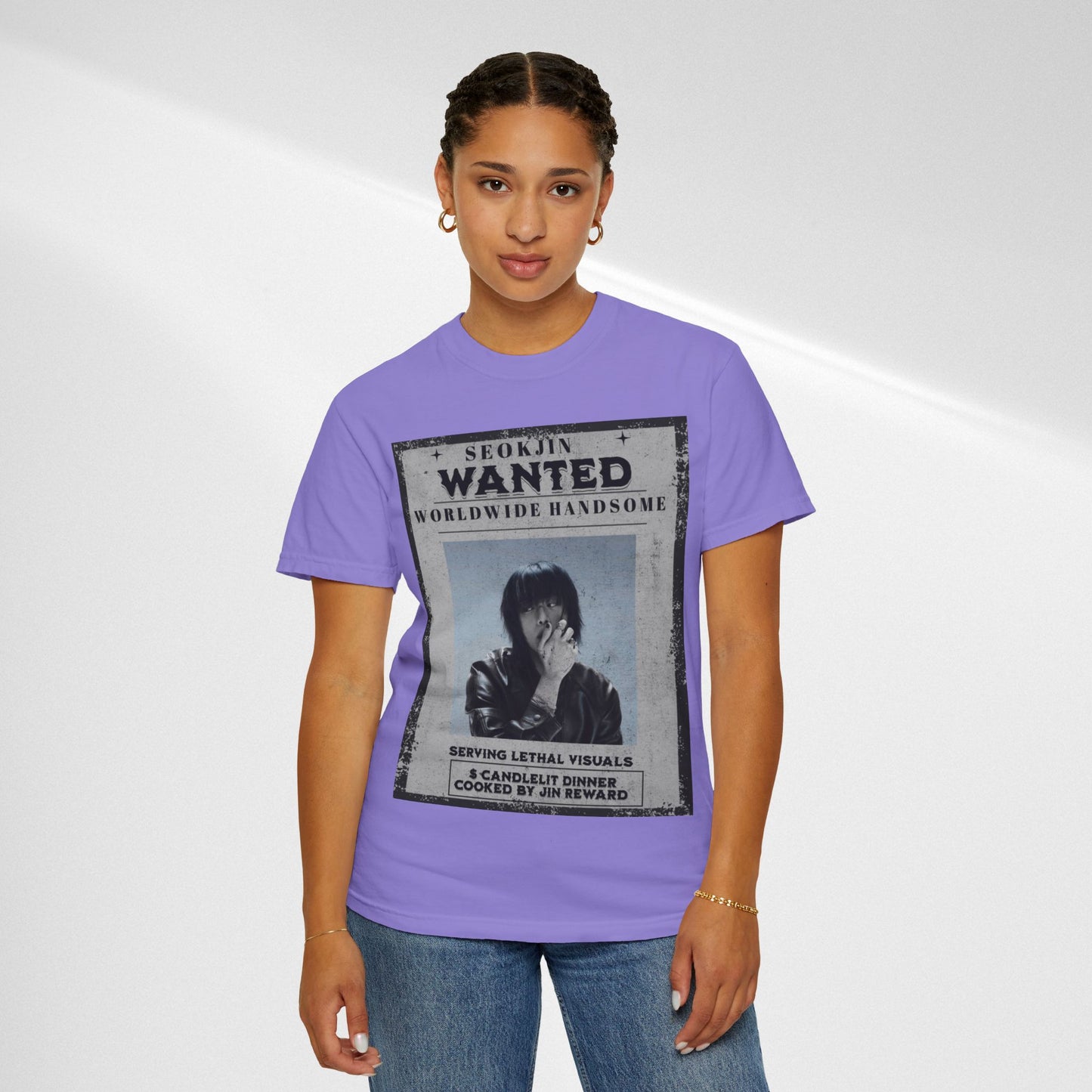 Seokjin "Wanted: Worldwide Handsome" Graphic T-Shirt