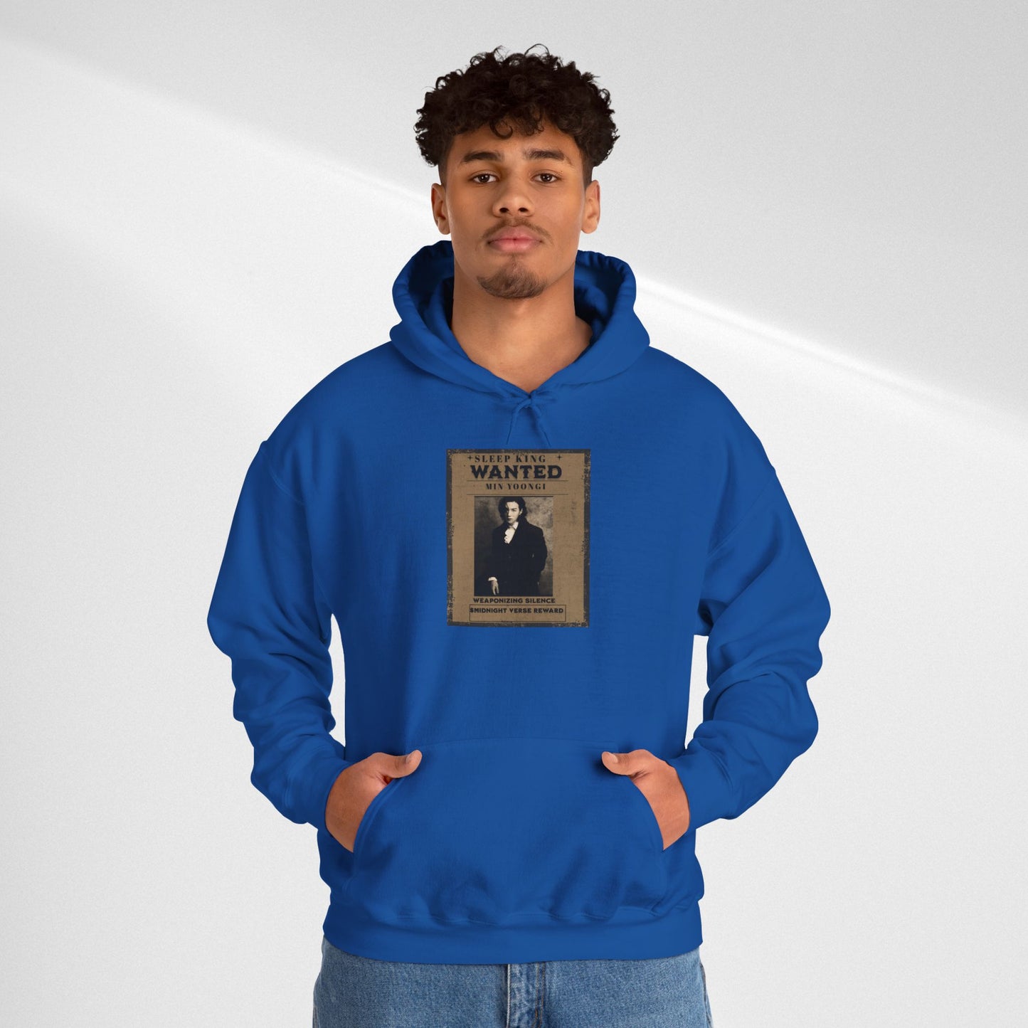 Suga Wanted Poster Hoodie — Vintage 'Wanted' Photo Sweatshirt