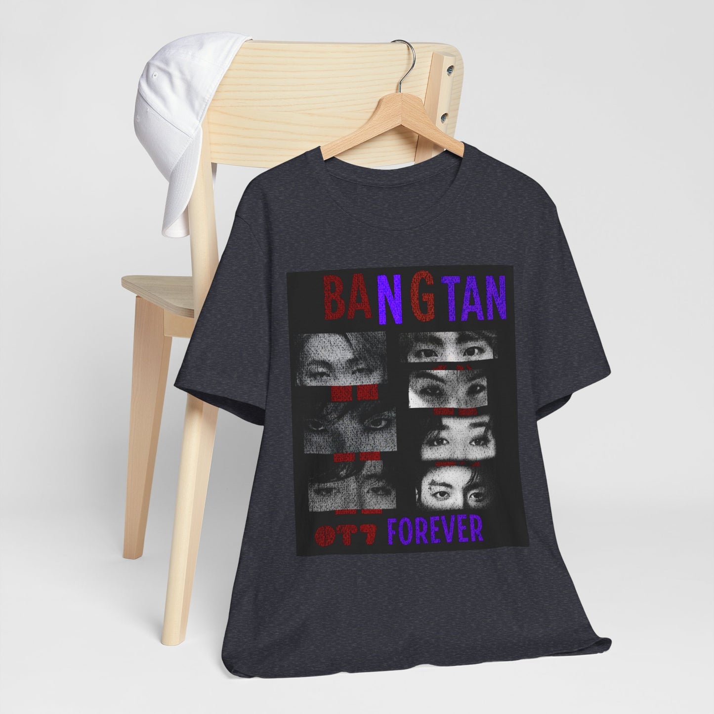 Bangtan Forever BTS Eyes Graphic Tee – K‑Pop Fan Shirt