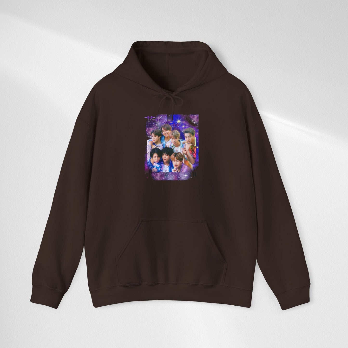 BTS Hoodie — Purple Collage Photo Graphic Hoodie
