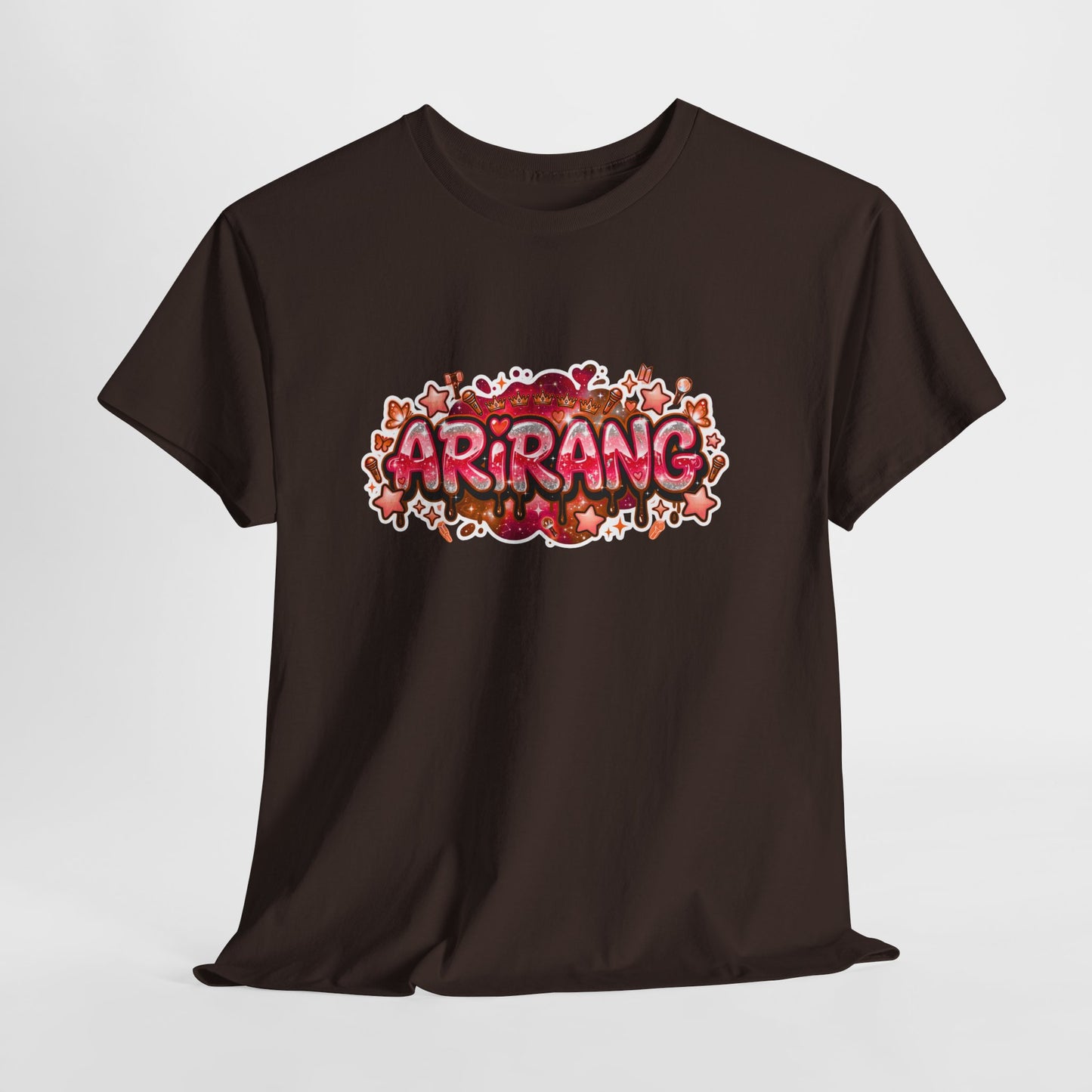 BTS Arirang Floral Graphic Tee - Korean Music Tribute Shirt