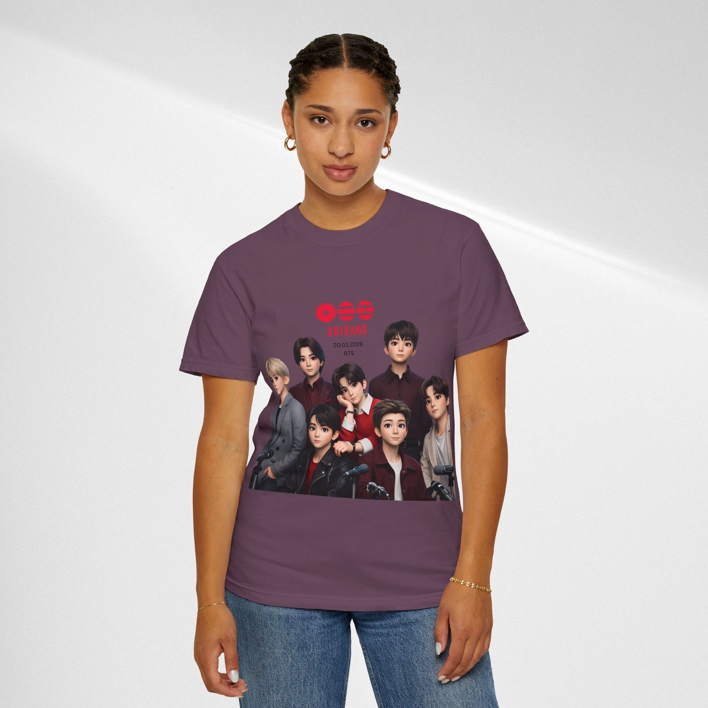 BTS Band Photo T-Shirt — Group Portrait Graphic Tee