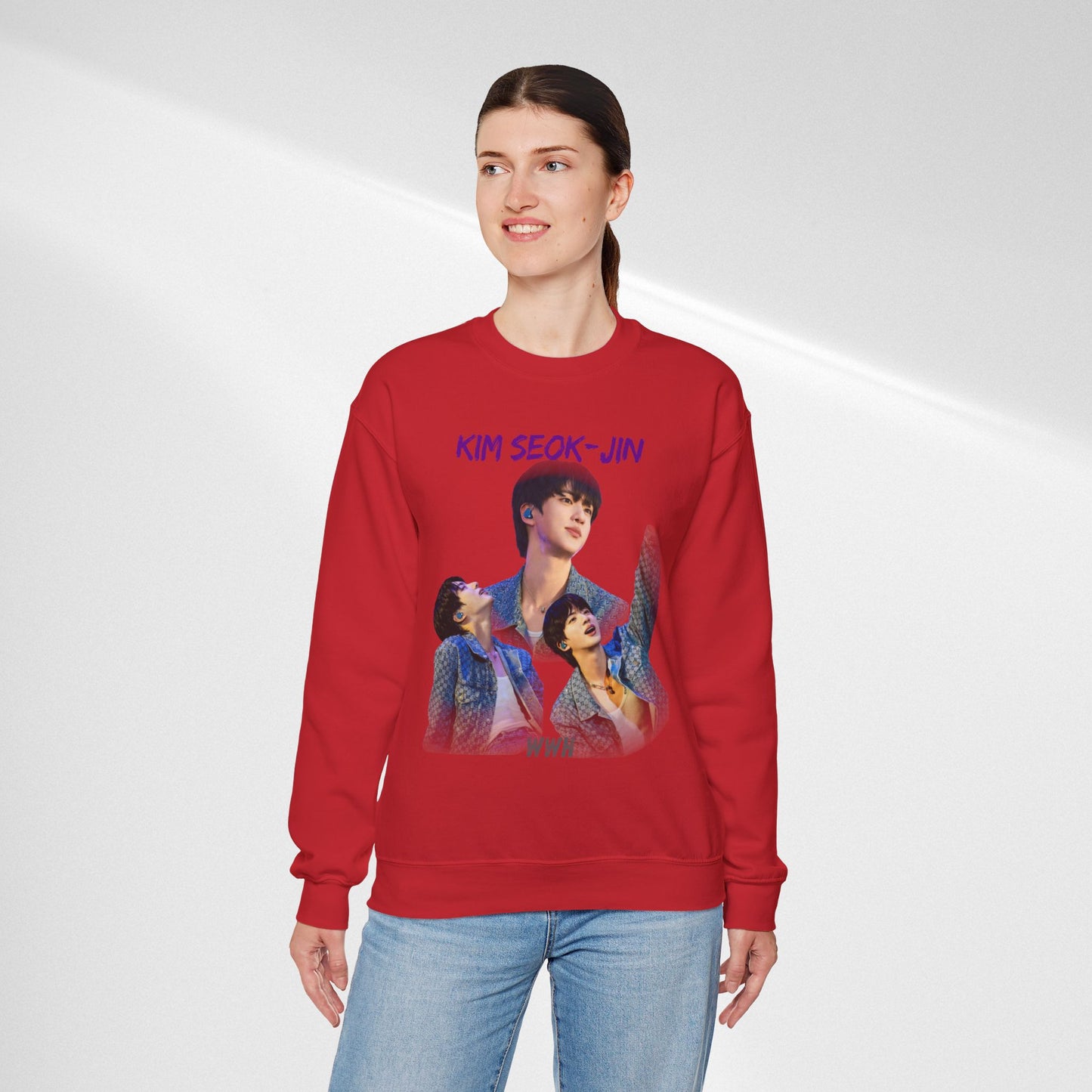 JIN Photo Collage Crewneck Sweatshirt