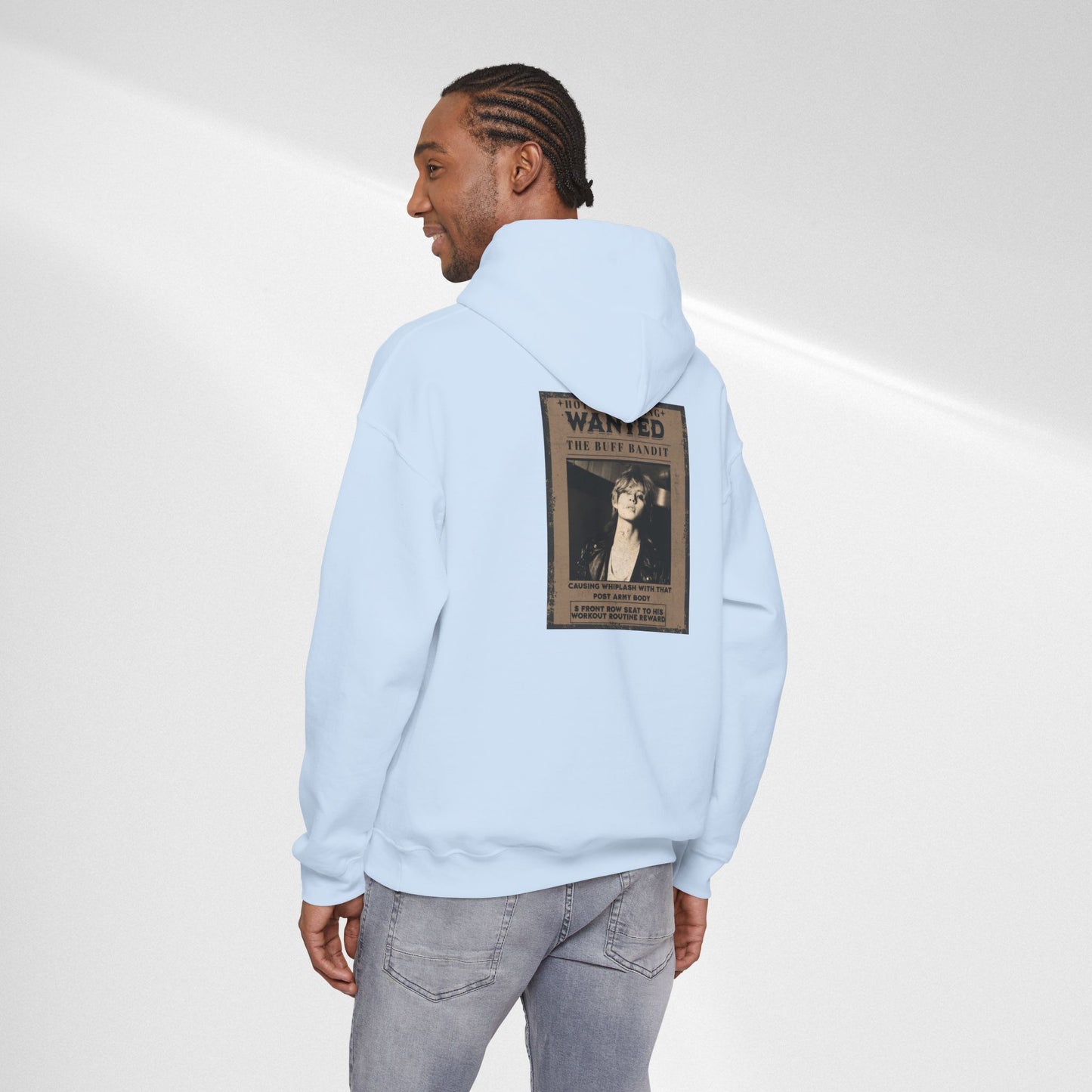 Hoodie Vintage V 'Wanted' Poster Photo Pullover