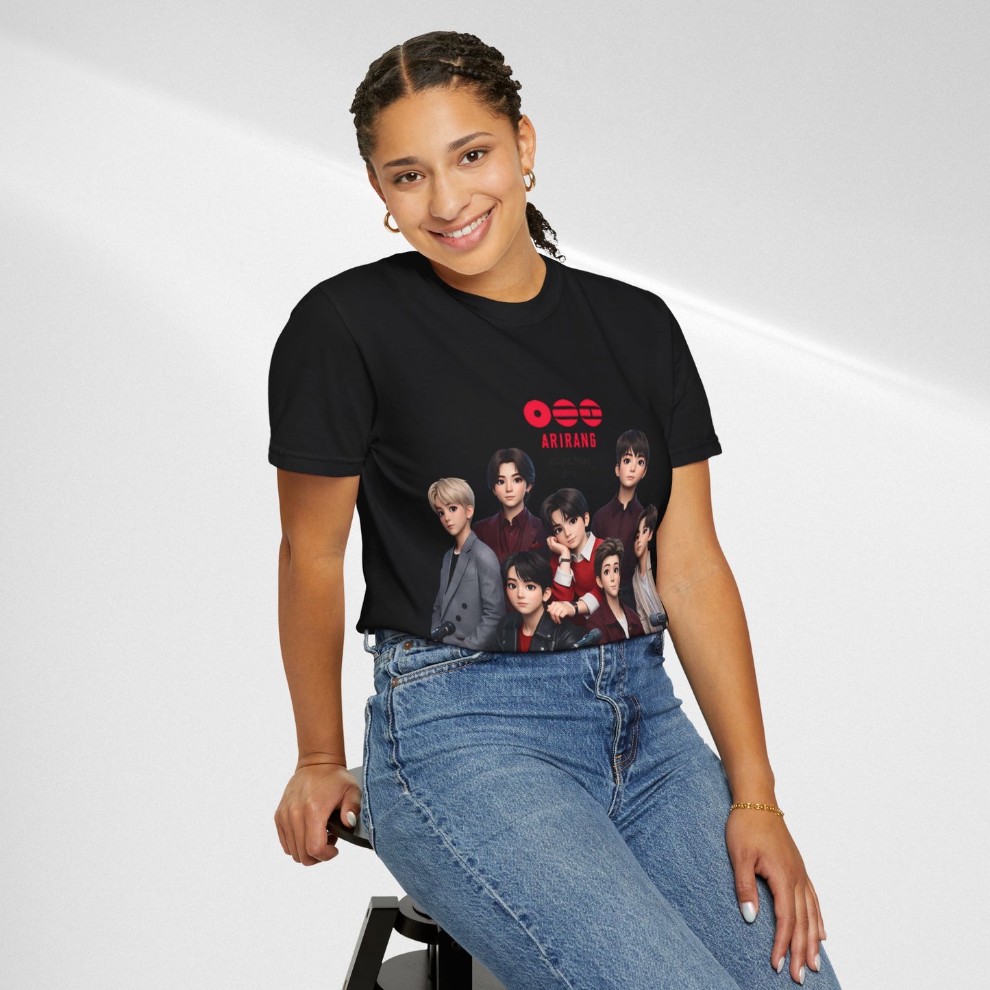 BTS Band Photo T-Shirt — Group Portrait Graphic Tee