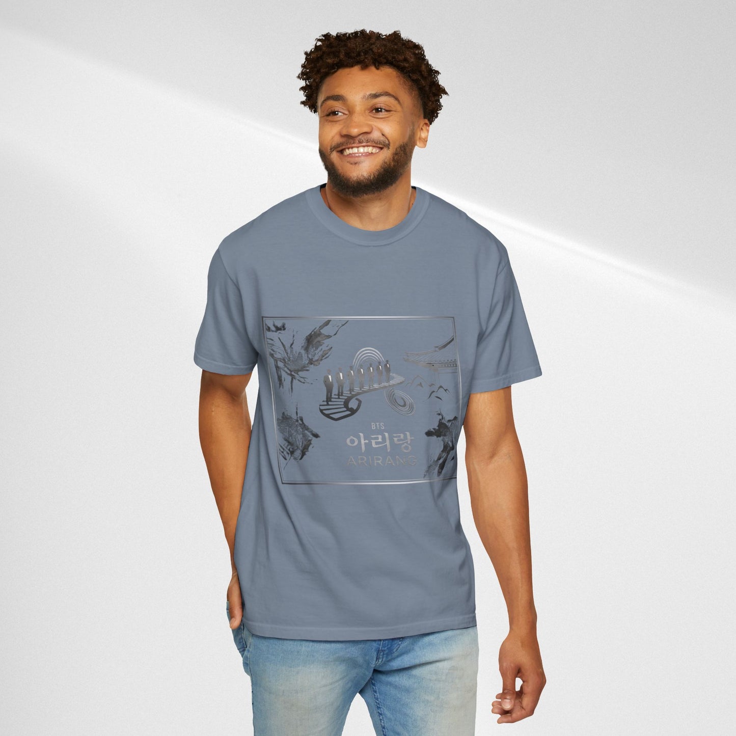 BTS Arirang Graphic T-Shirt — Korean Folklore Illustration Tee