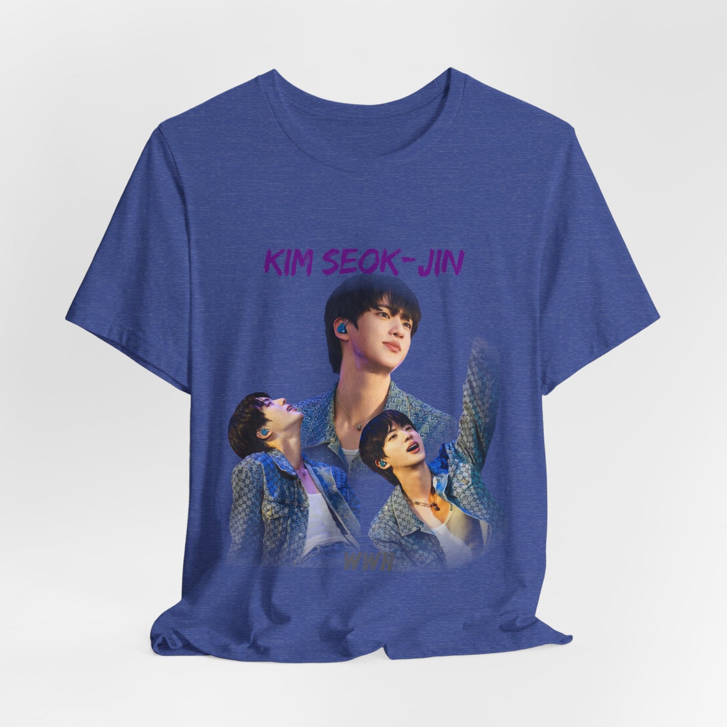 K-Pop Idol Photo Tee — 'Kim Seok-Jin' Graphic T-Shirt