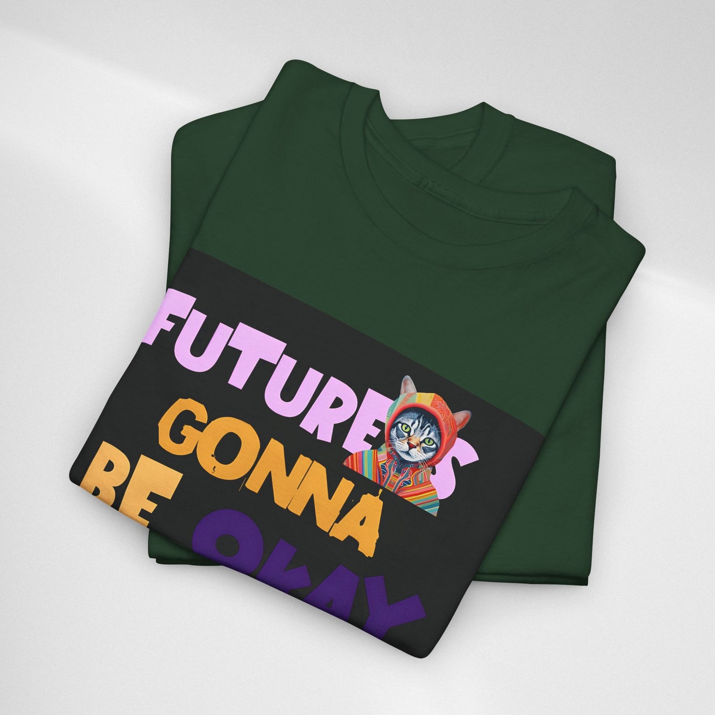 Future's Gonna Be Okay D-Day T-Shirt — Positive Retro Graphic Tee