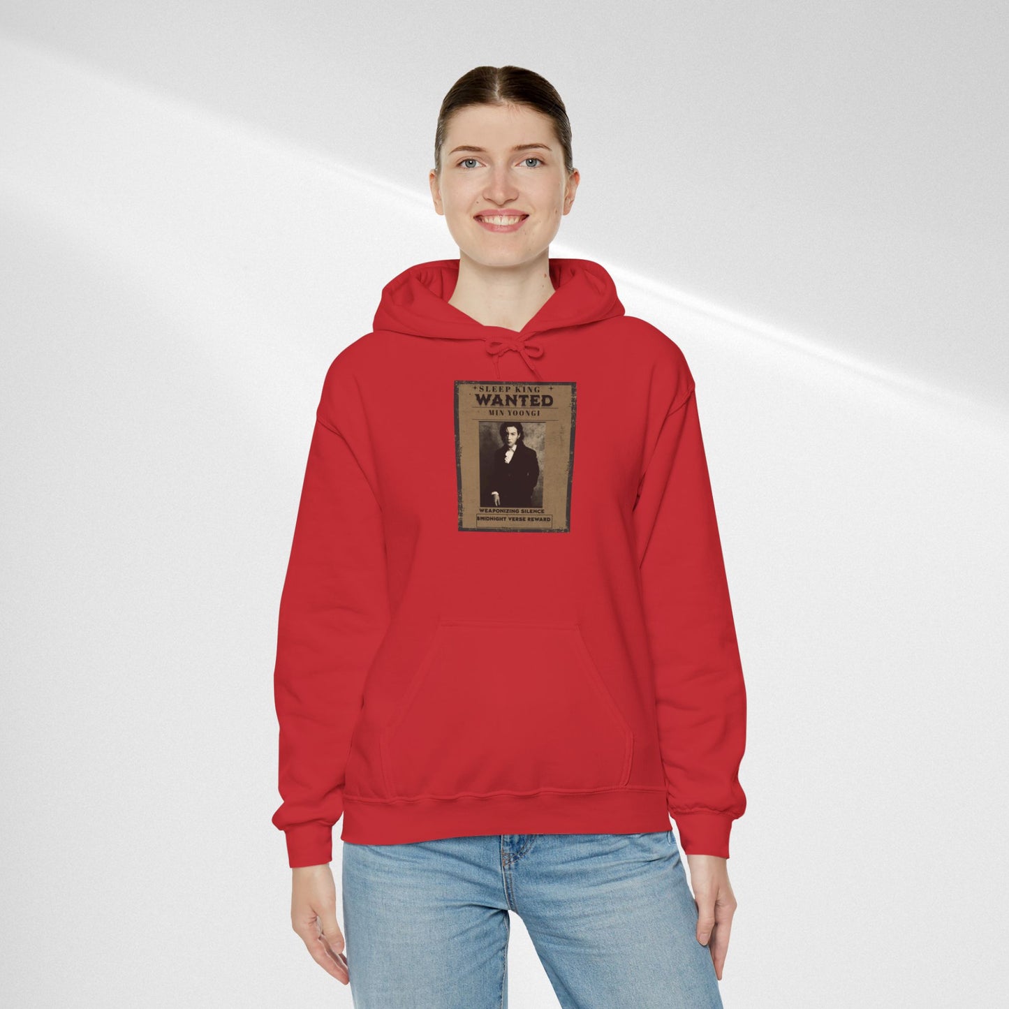 Suga Wanted Poster Hoodie — Vintage 'Wanted' Photo Sweatshirt