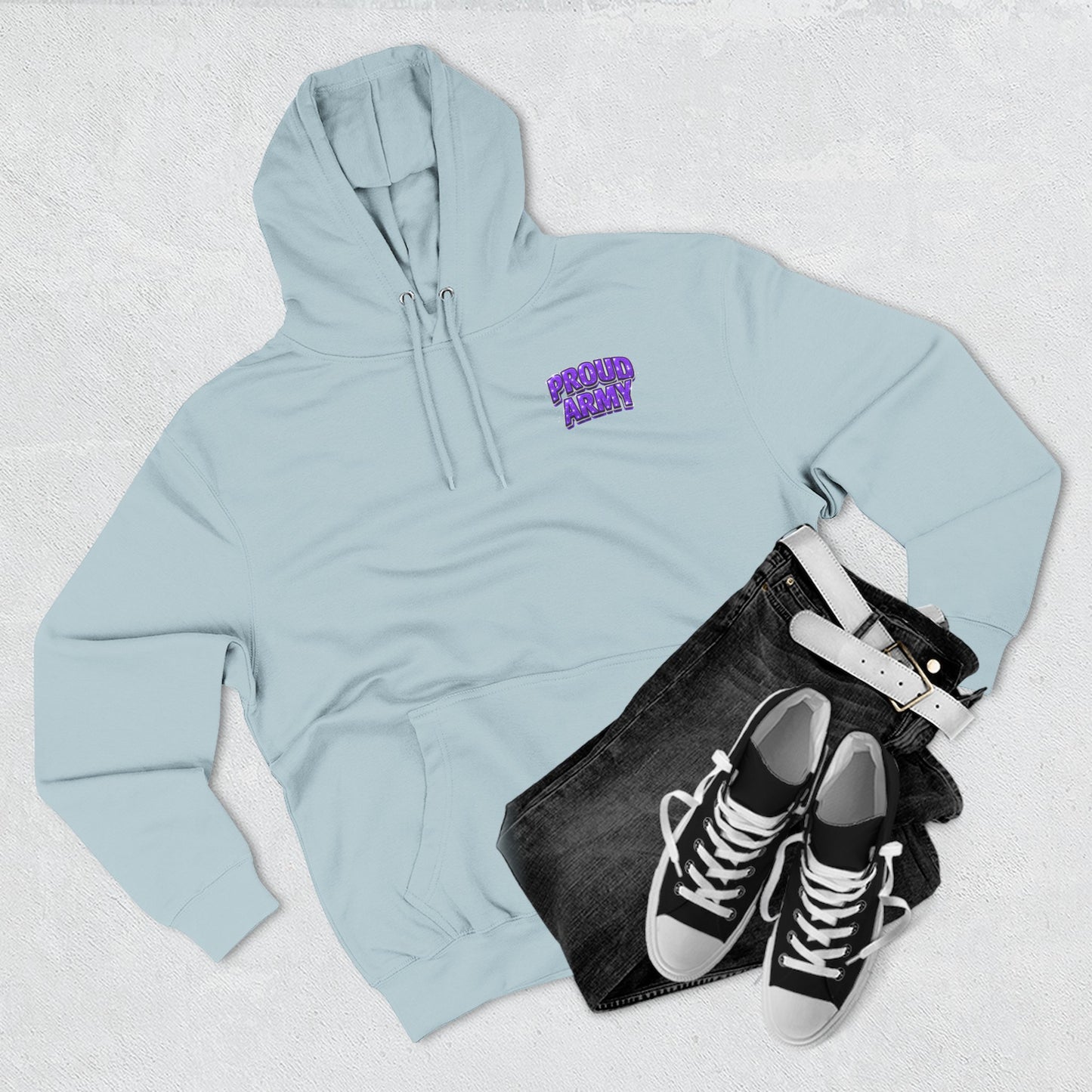 BTS Bangtan Photo-Panel Hoodie — 'Bangtan' 9-Eyes Graphic Fleece Hoodie