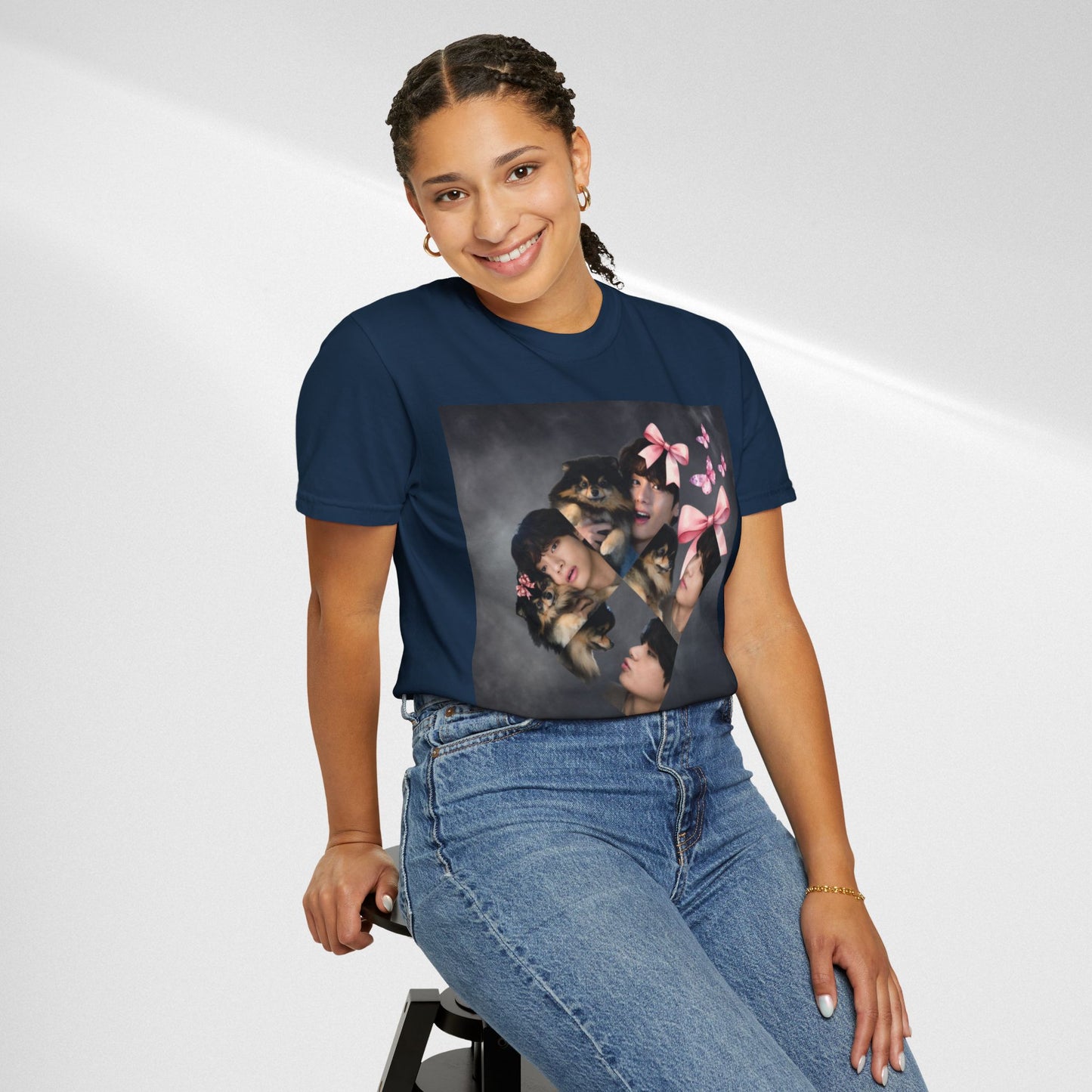 V Too Sweet to Handle T-Shirt — Cute Vintage Photo Collage Tee
