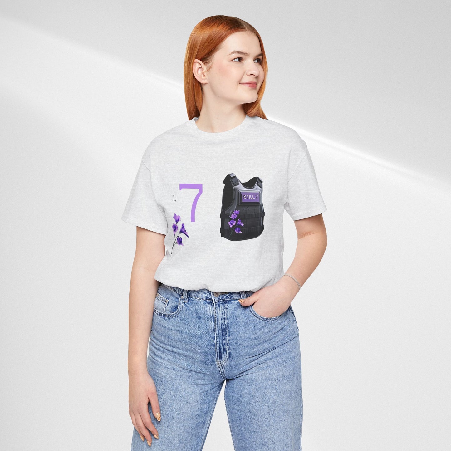 Bulletproof Vest Floral Tee — “I Am The Proof” Graphic T‑Shirt