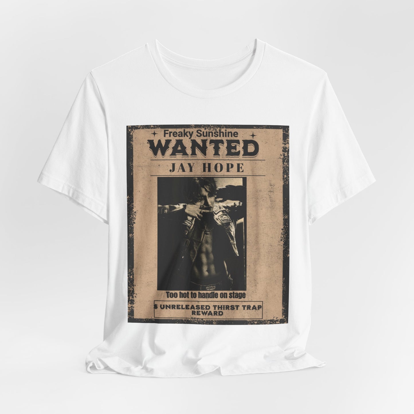 Wanted Poster Jay Hope T-Shirt — Vintage Western Graphic Tee