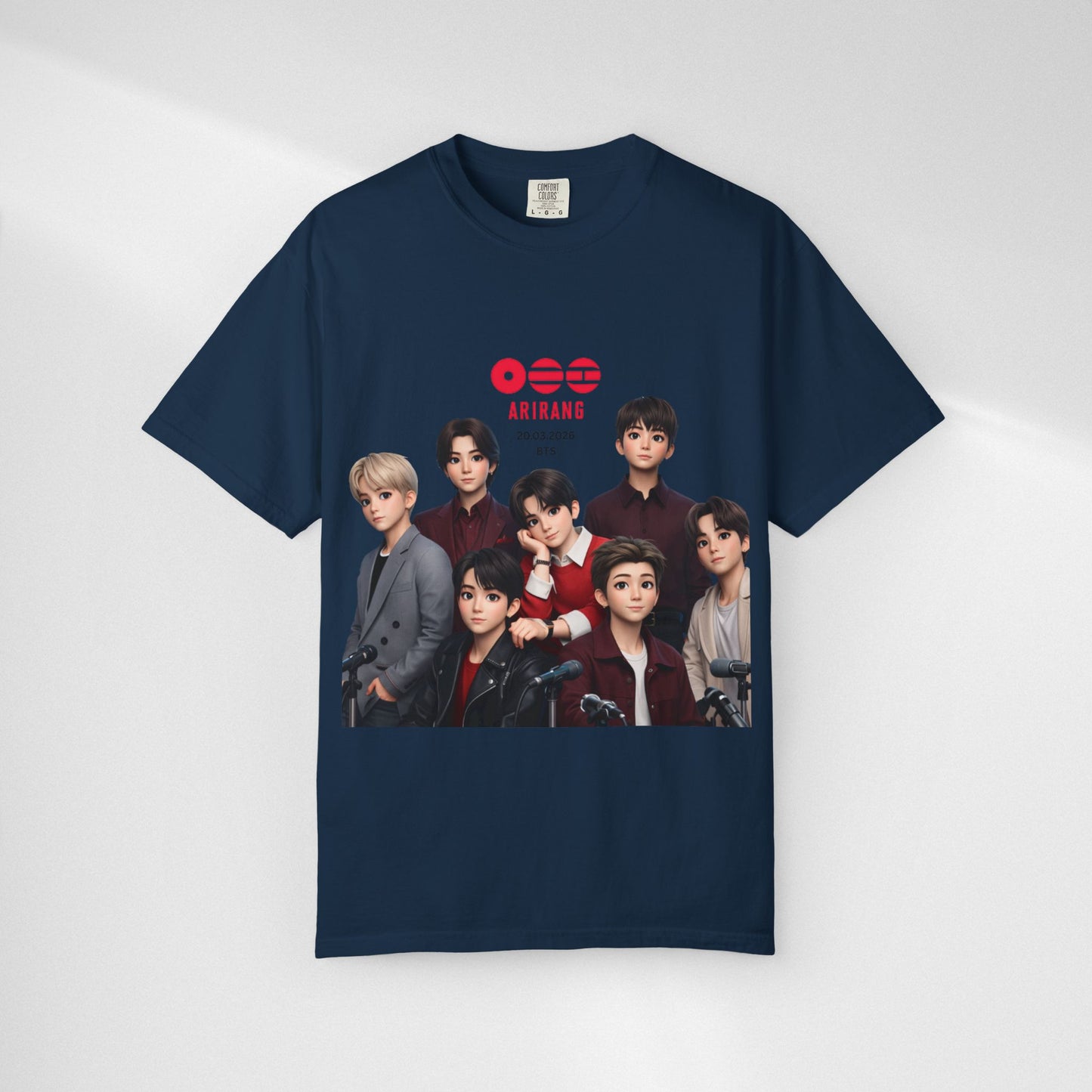 BTS Band Photo T-Shirt — Group Portrait Graphic Tee