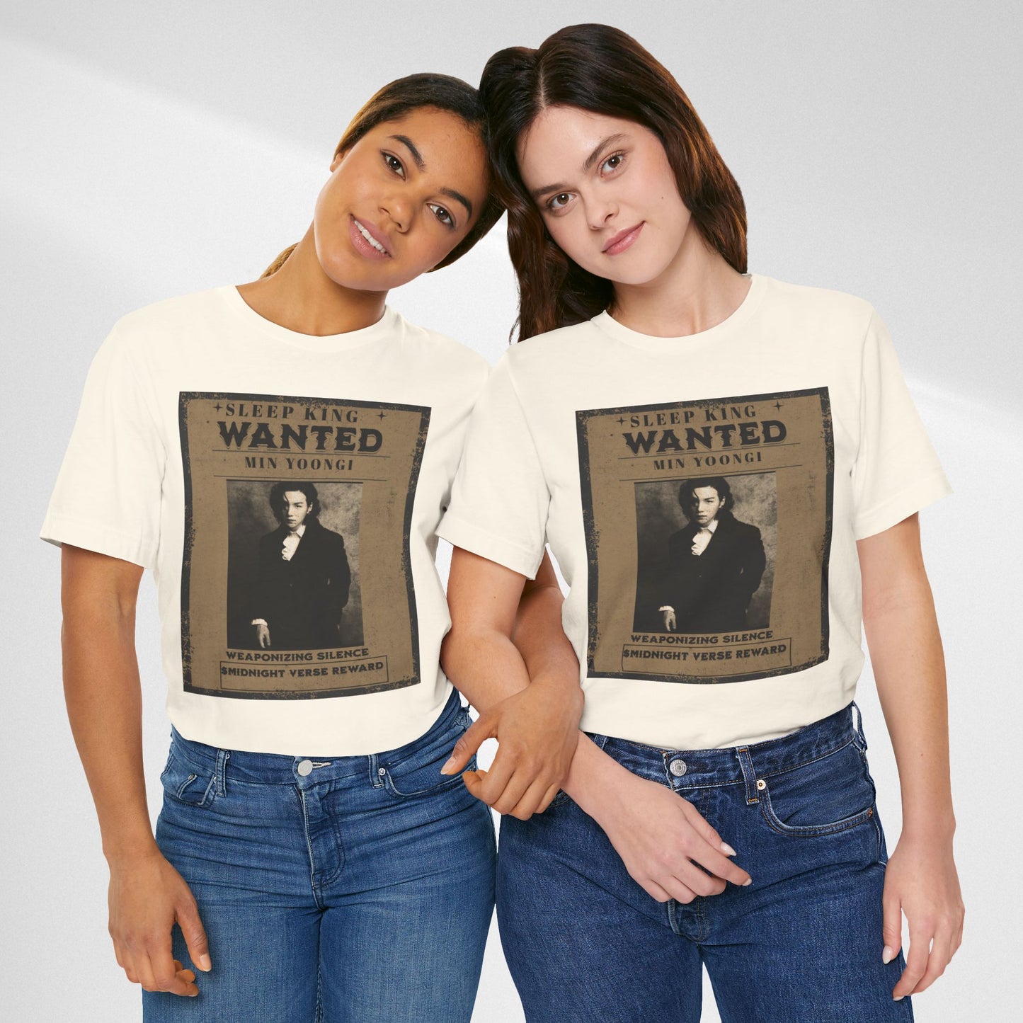 Sleep King Wanted Tee — Vintage 'Min Yoongi' Poster Shirt