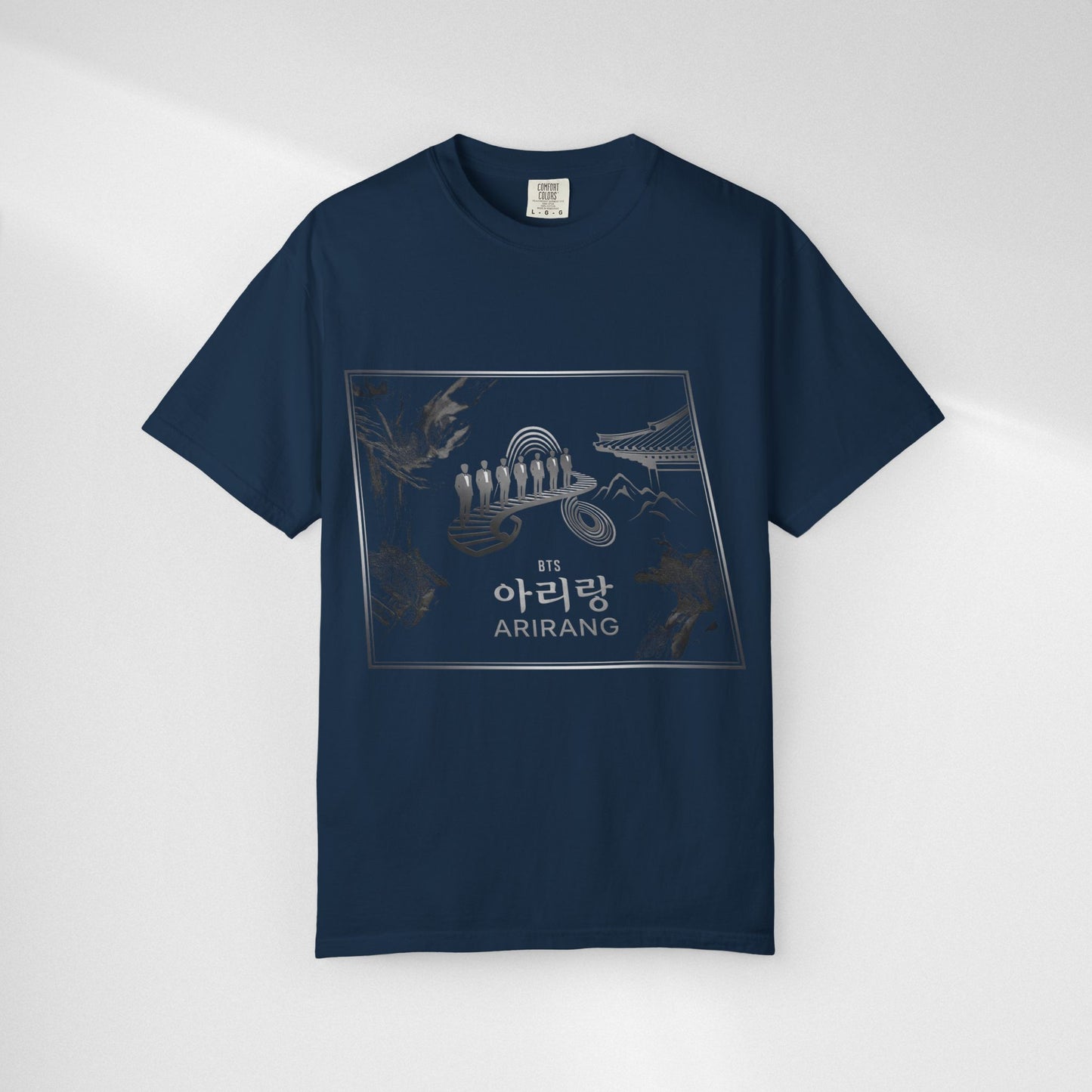 BTS Arirang Graphic T-Shirt — Korean Folklore Illustration Tee