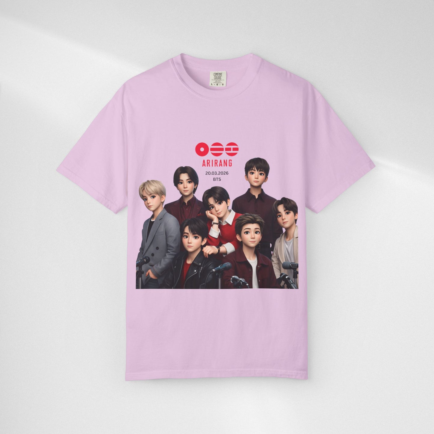 BTS Band Photo T-Shirt — Group Portrait Graphic Tee