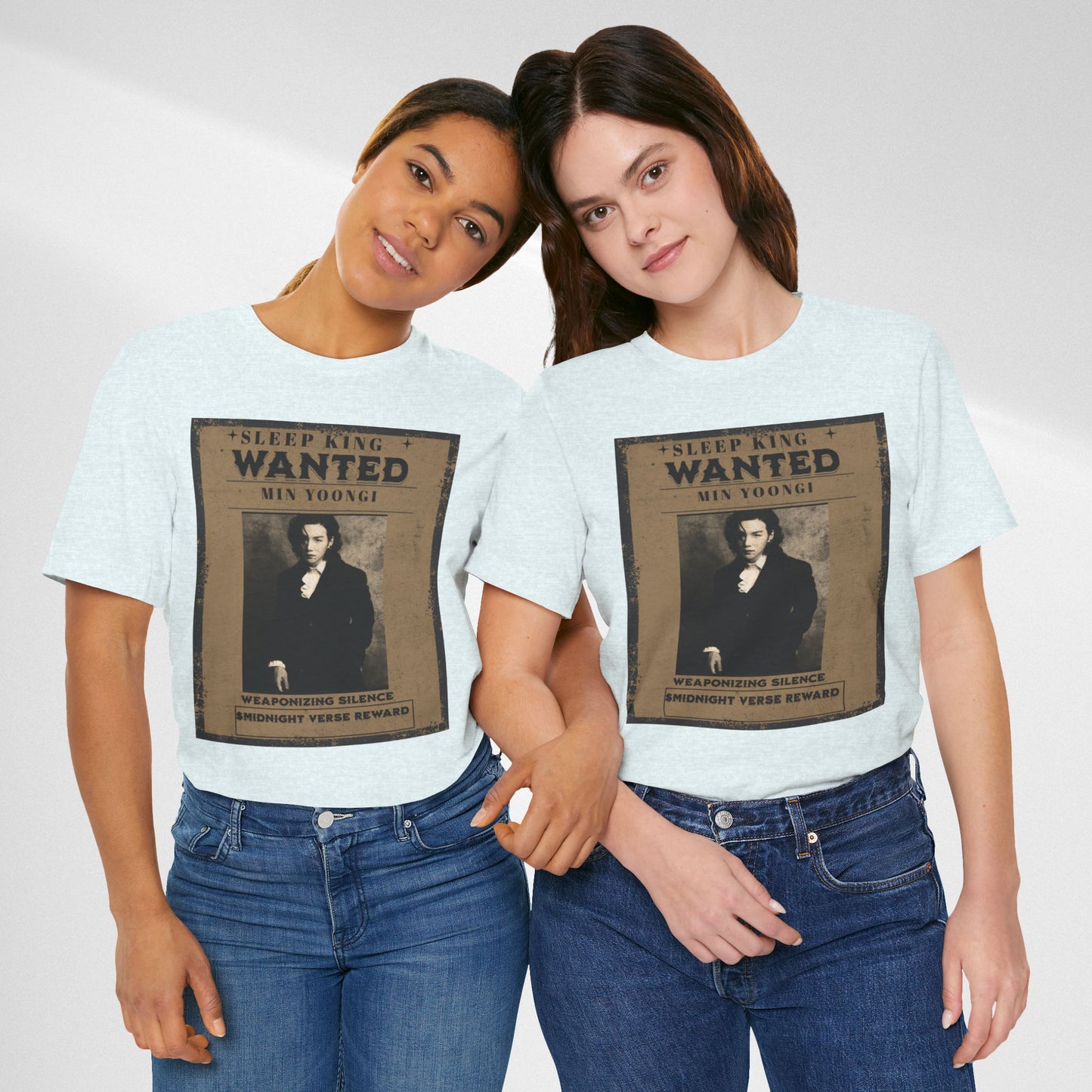 Sleep King Wanted Tee — Vintage 'Min Yoongi' Poster Shirt