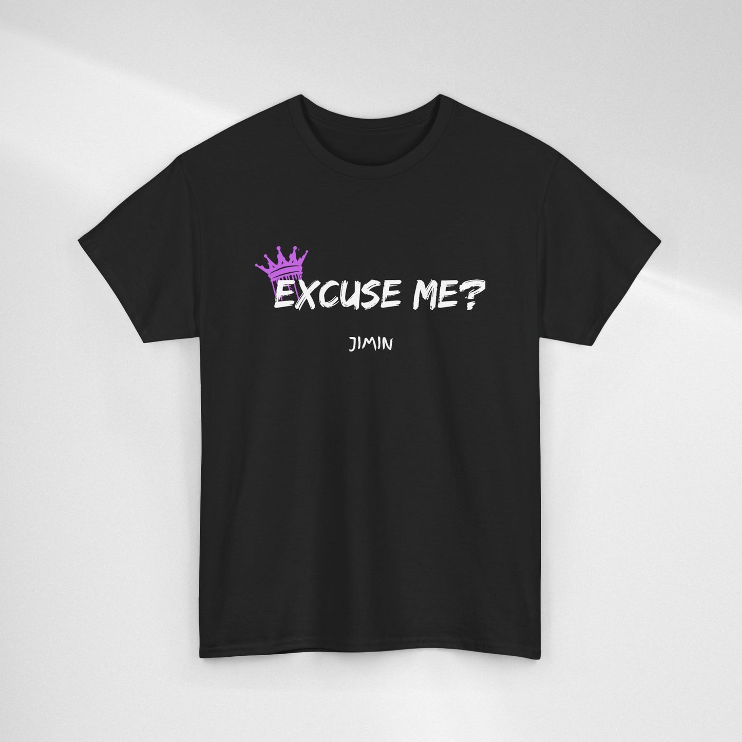 Excuse Me? Tee — Jimin Crown Graphic T‑Shirt