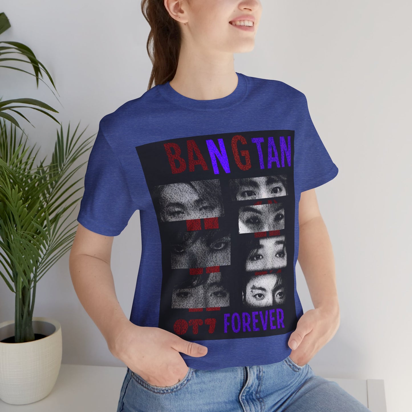 Bangtan Forever BTS Eyes Graphic Tee – K‑Pop Fan Shirt