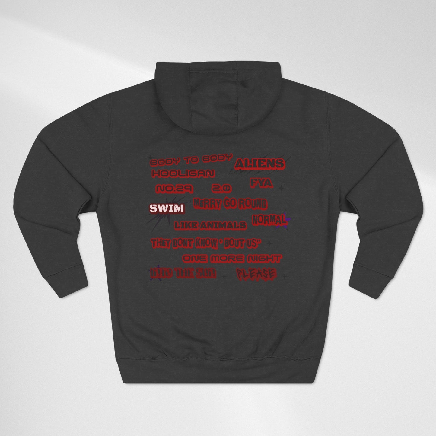 BTS World Tour Hoodie — 'Arirang' Fleece Pullover with Tour Dates