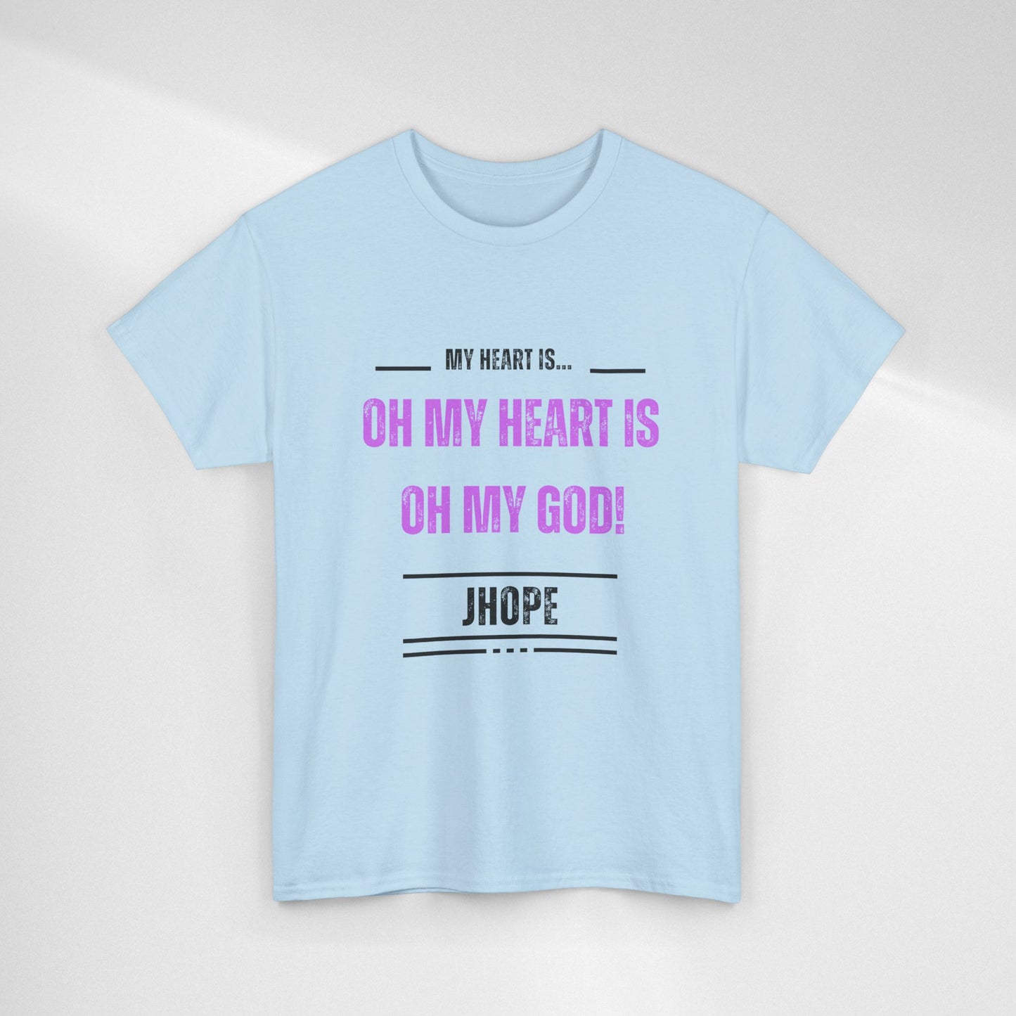 Graphic Tee — "Oh My Heart Is Oh My God!" J-Hope Fan Shirt