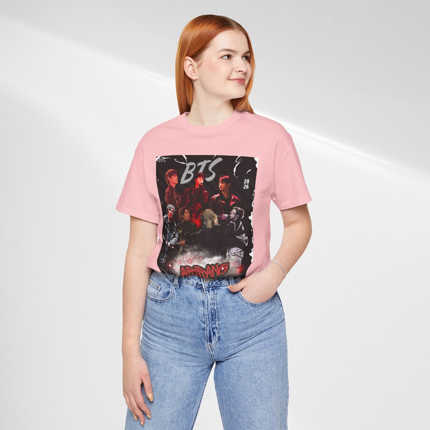 BTS ARIRANG Band Graphic Tee — 'BTS ARMY' Retro Concert Poster Shirt