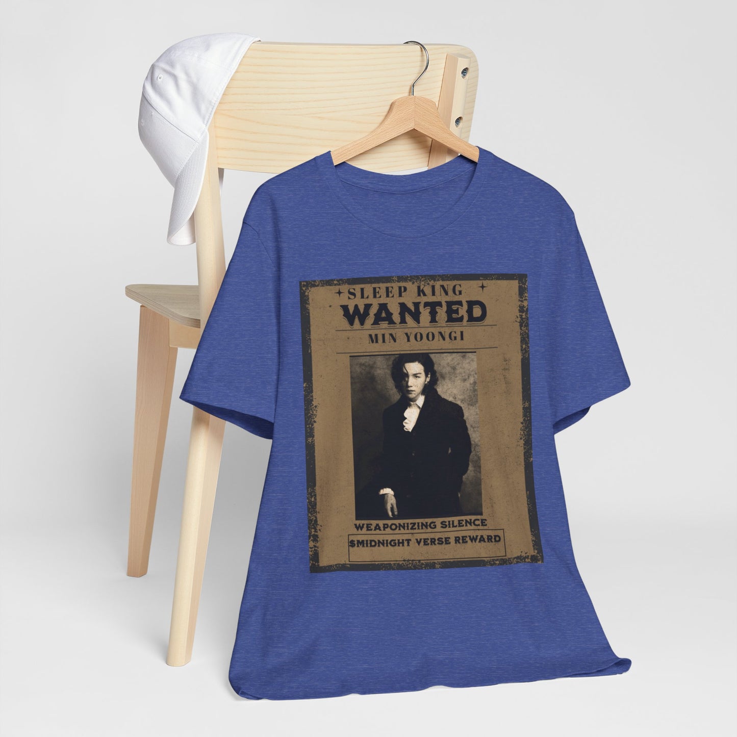 Sleep King Wanted Tee — Vintage 'Min Yoongi' Poster Shirt