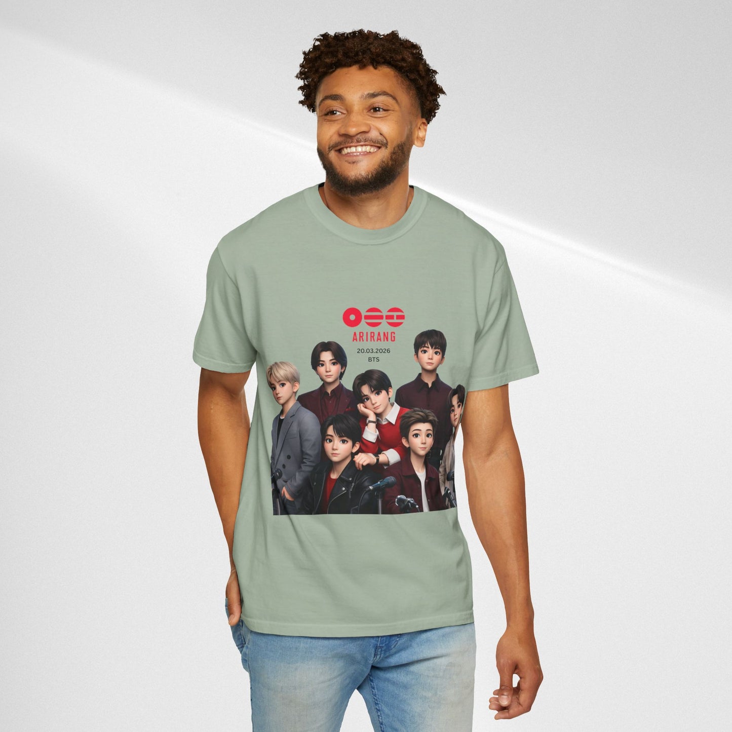 BTS Band Photo T-Shirt — Group Portrait Graphic Tee