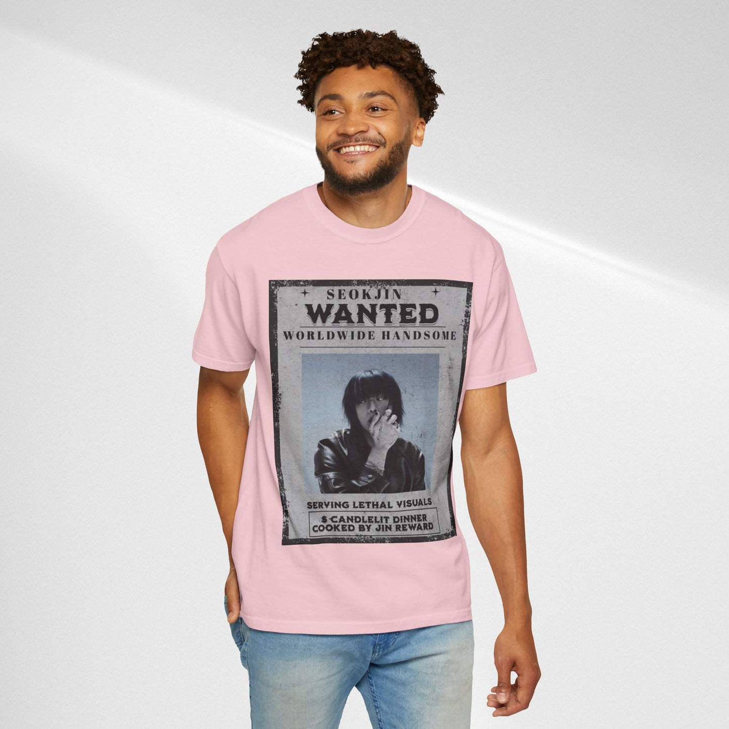 Seokjin "Wanted: Worldwide Handsome" Graphic T-Shirt