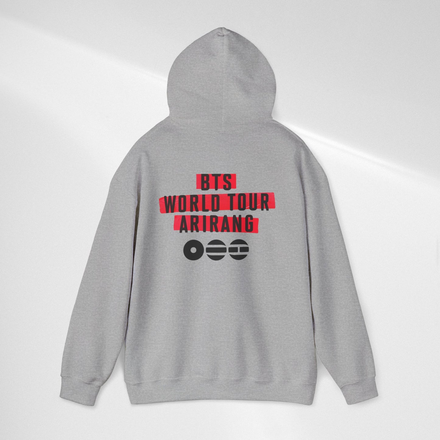 BTS World Tour "ARRIANG" Hoodie — Minimal Logo Tour Pullover