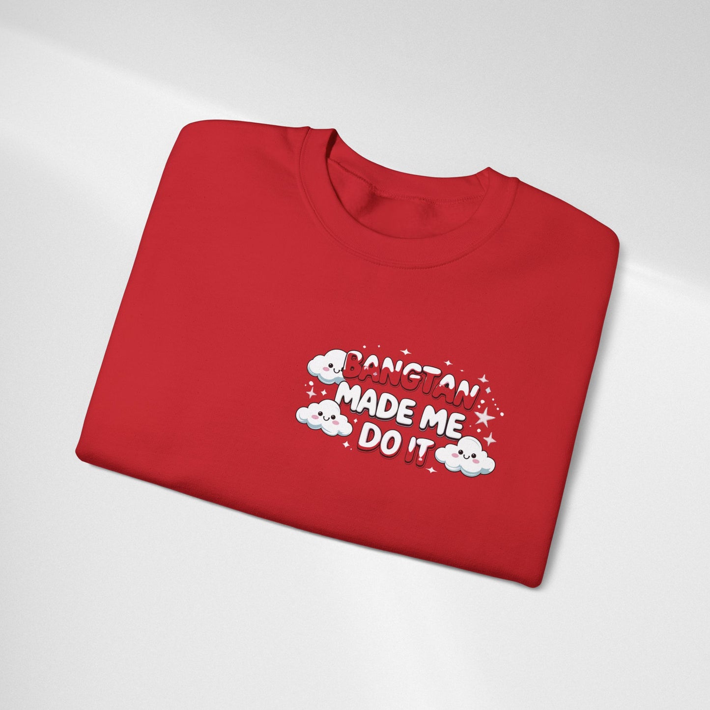 Crewneck Sweatshirt — "Bangtan Made Me Do It" K-Pop BTS Fan Pullover