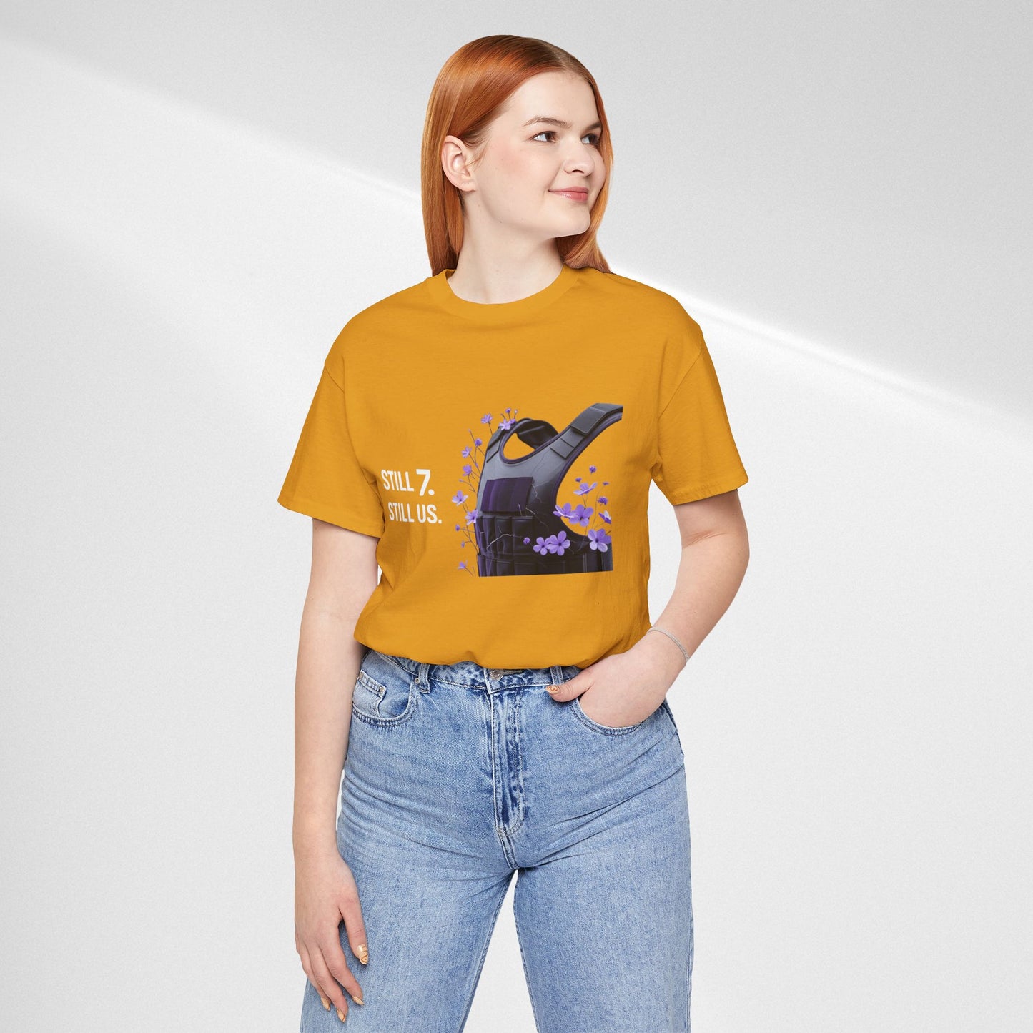 Bulletproof Vest Floral Tee — “I Am The Proof” Graphic T‑Shirt