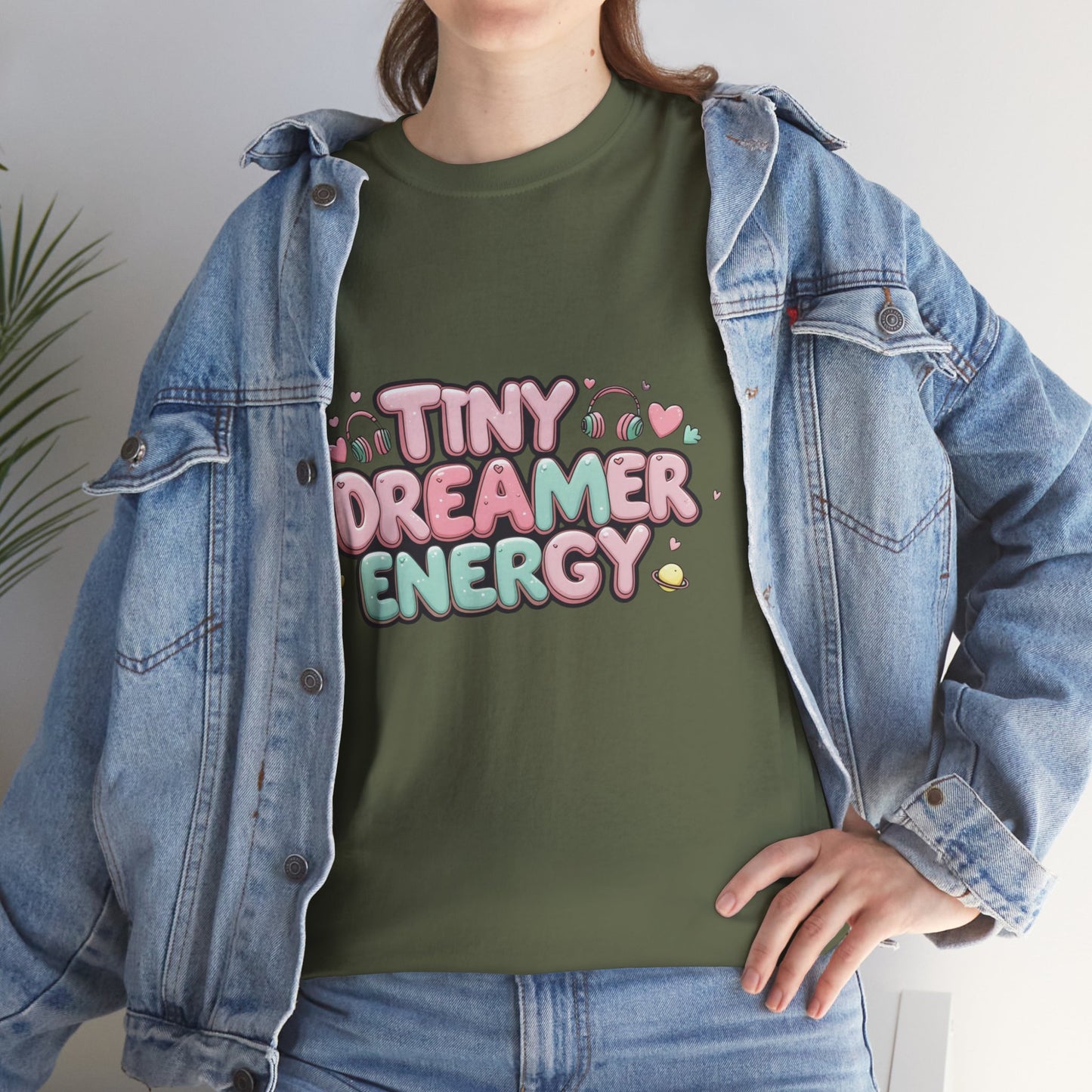 TinyTan Dreamer Energy T-Shirt — Cute Pastel Graphic Tee