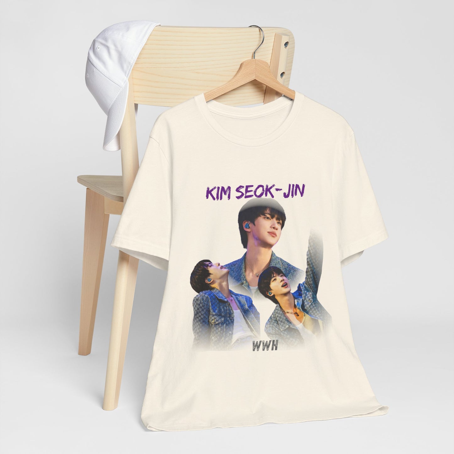 K-Pop Idol Photo Tee — 'Kim Seok-Jin' Graphic T-Shirt