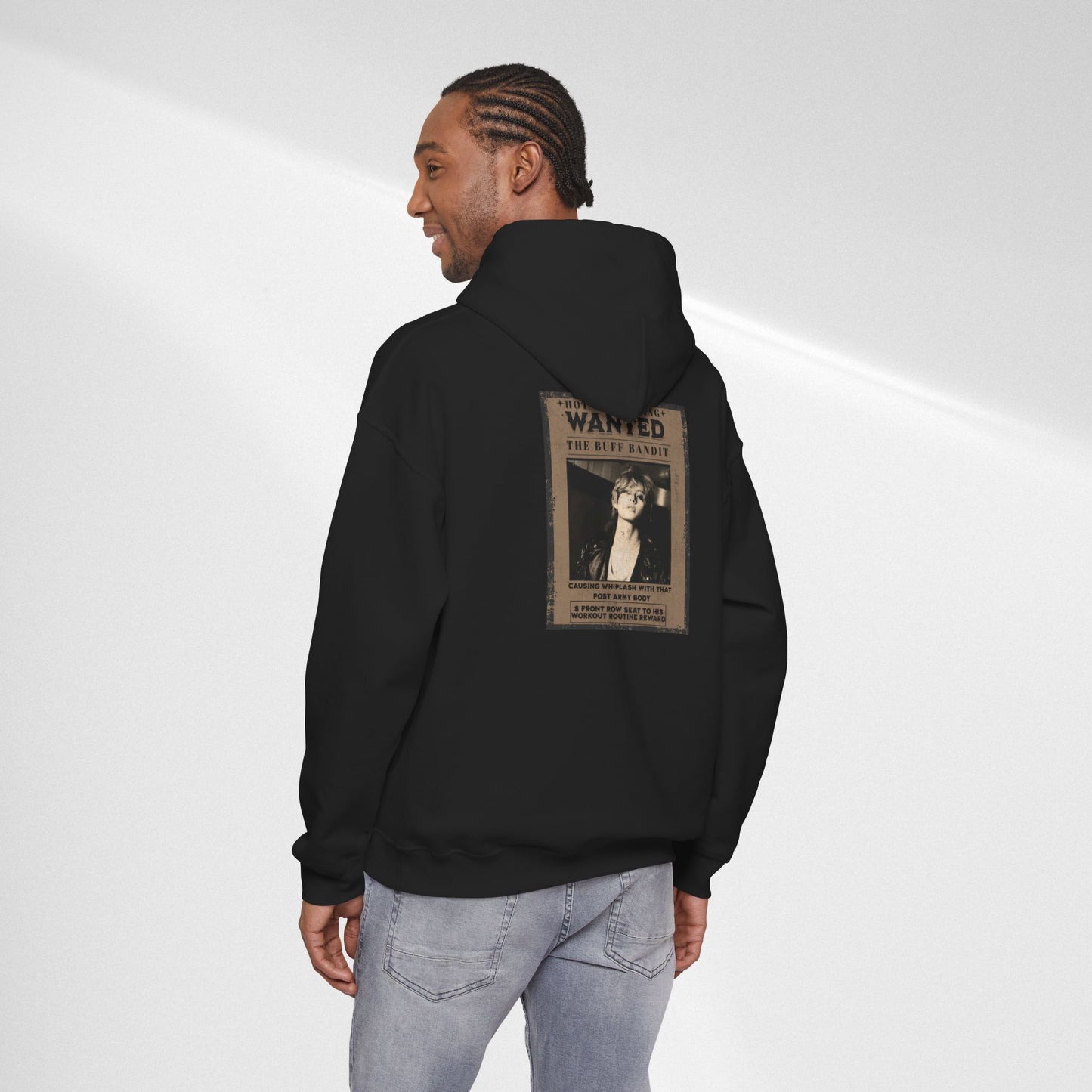 Hoodie Vintage V 'Wanted' Poster Photo Pullover