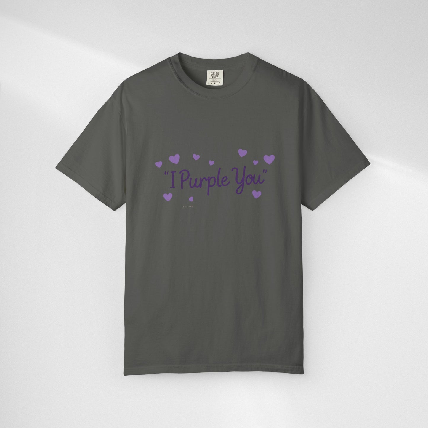 I Purple You T-Shirt — Cute Purple Hearts Valentine Tee